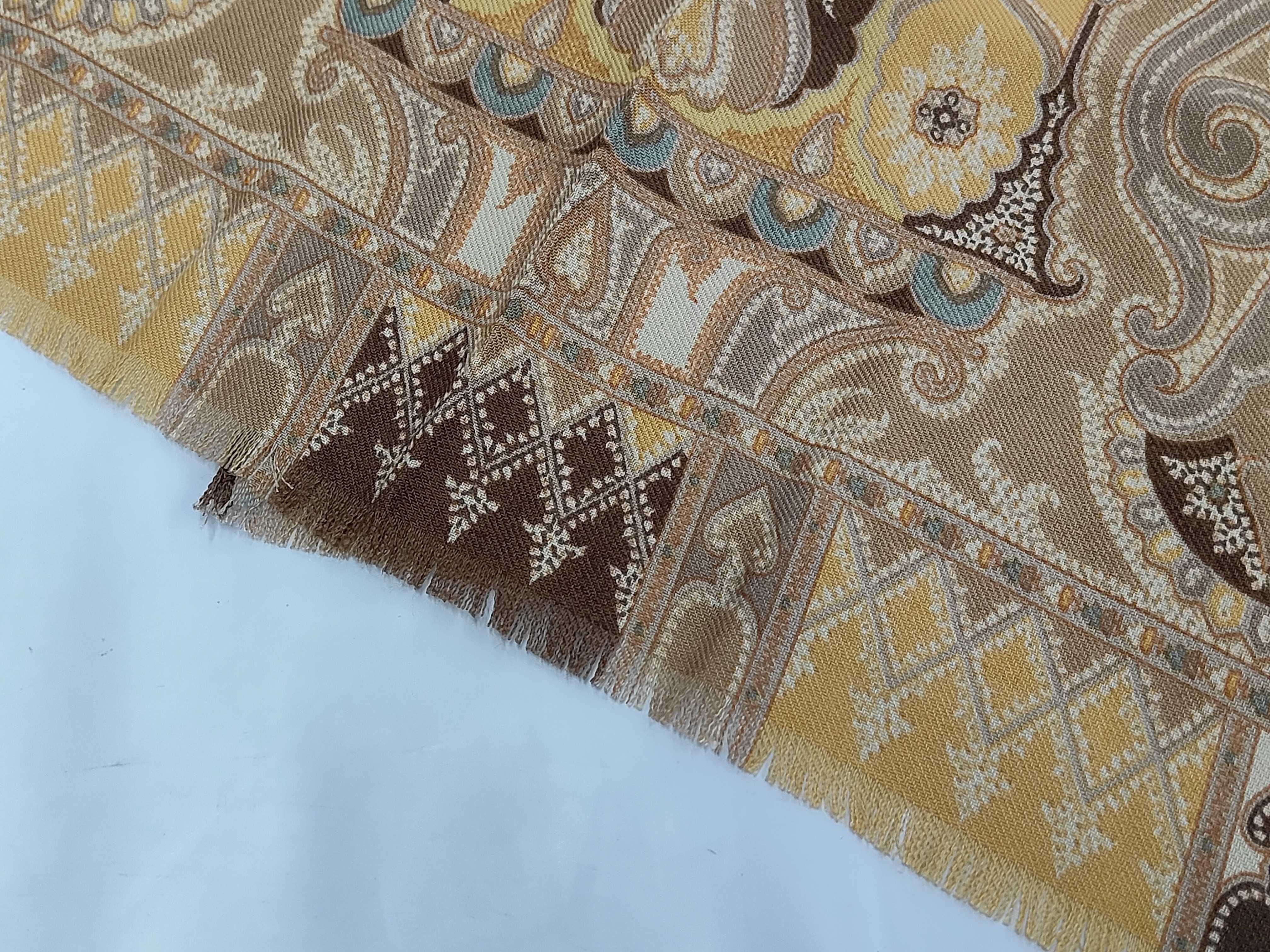 Etro Milano Wool and Silk Paisley Scarf