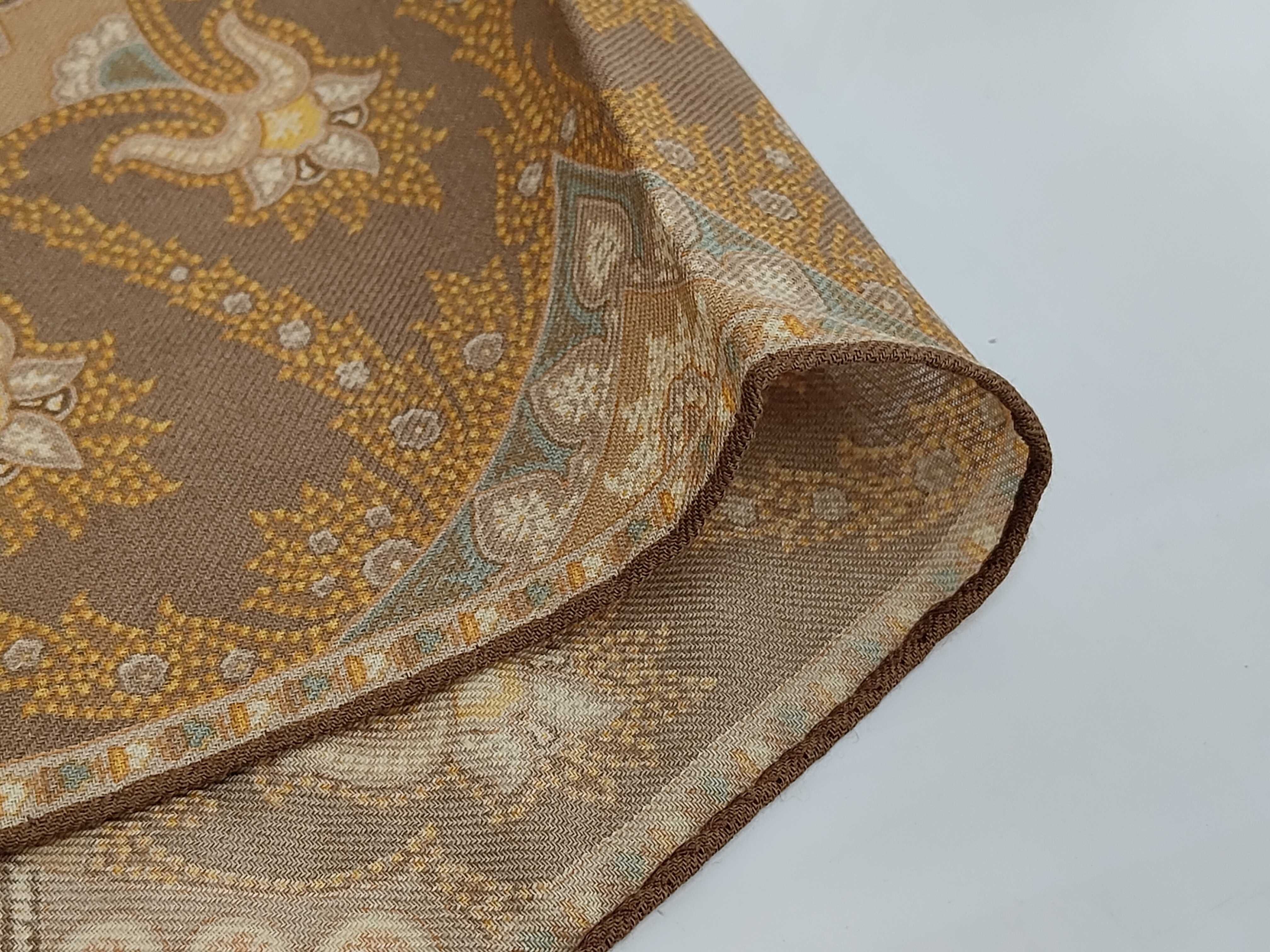 Etro Milano Wool and Silk Paisley Scarf