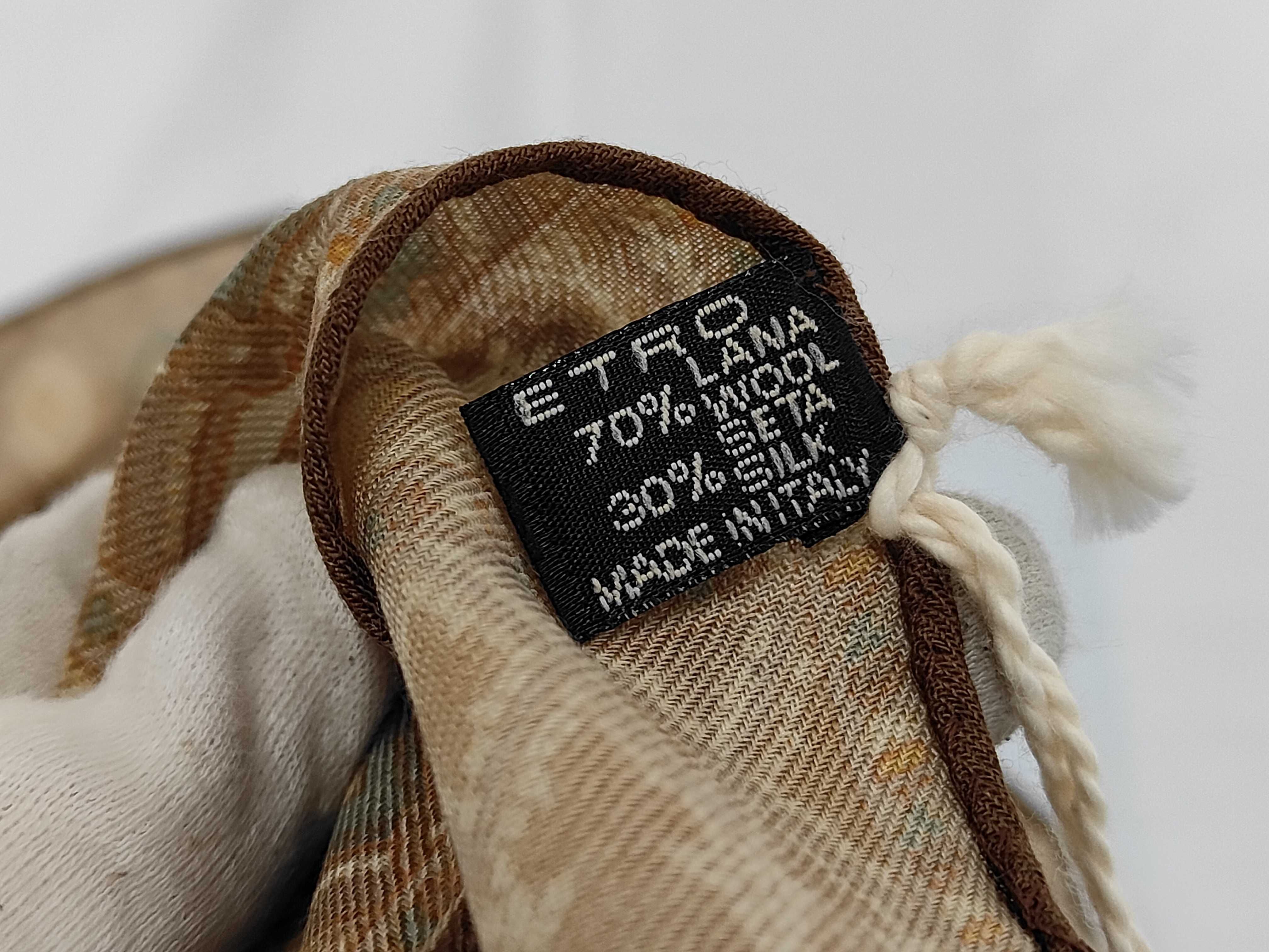 Etro Milano Wool and Silk Paisley Scarf