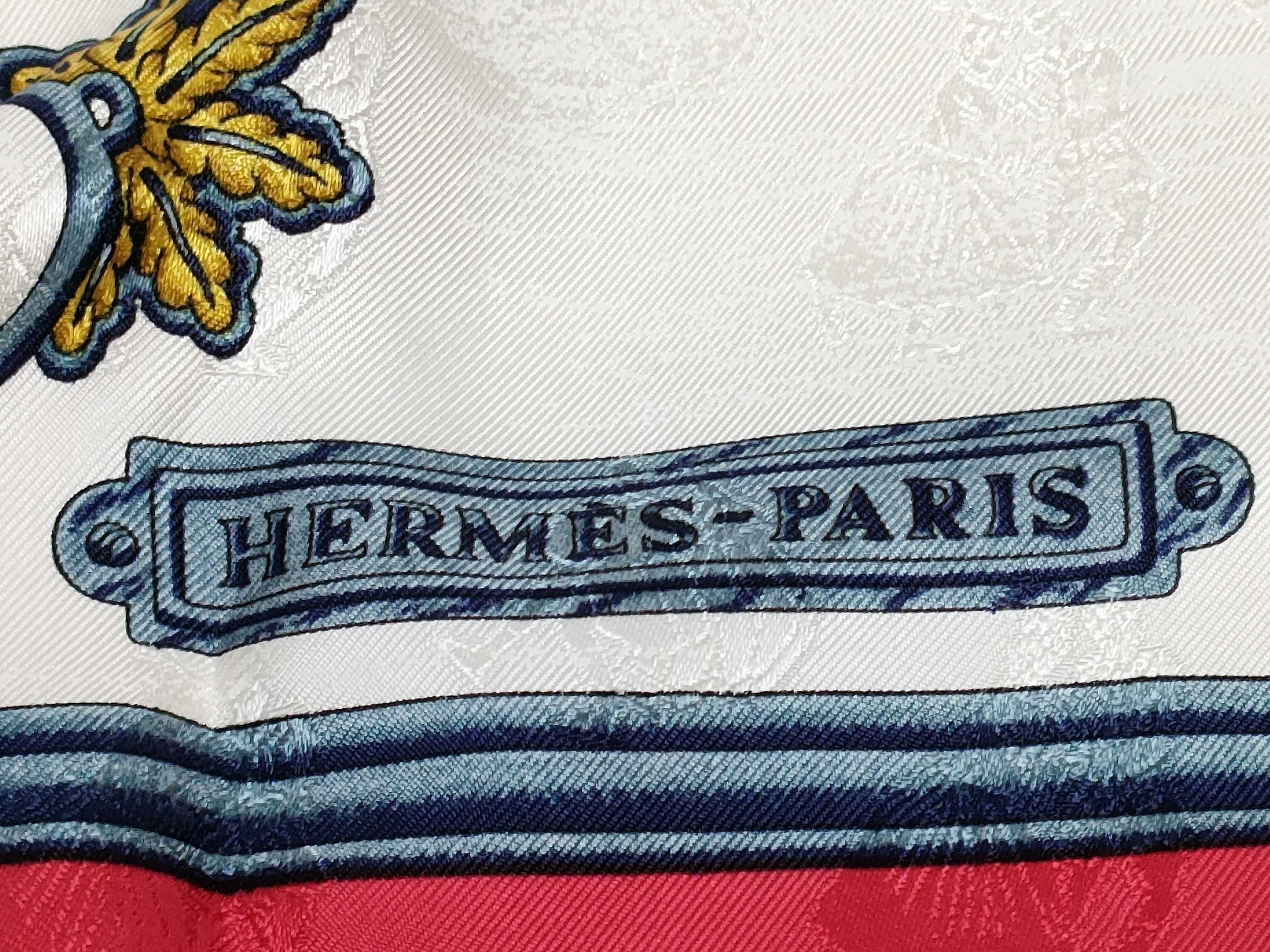 Hermes Joies d'Hiver Silk Jacquard Scarf