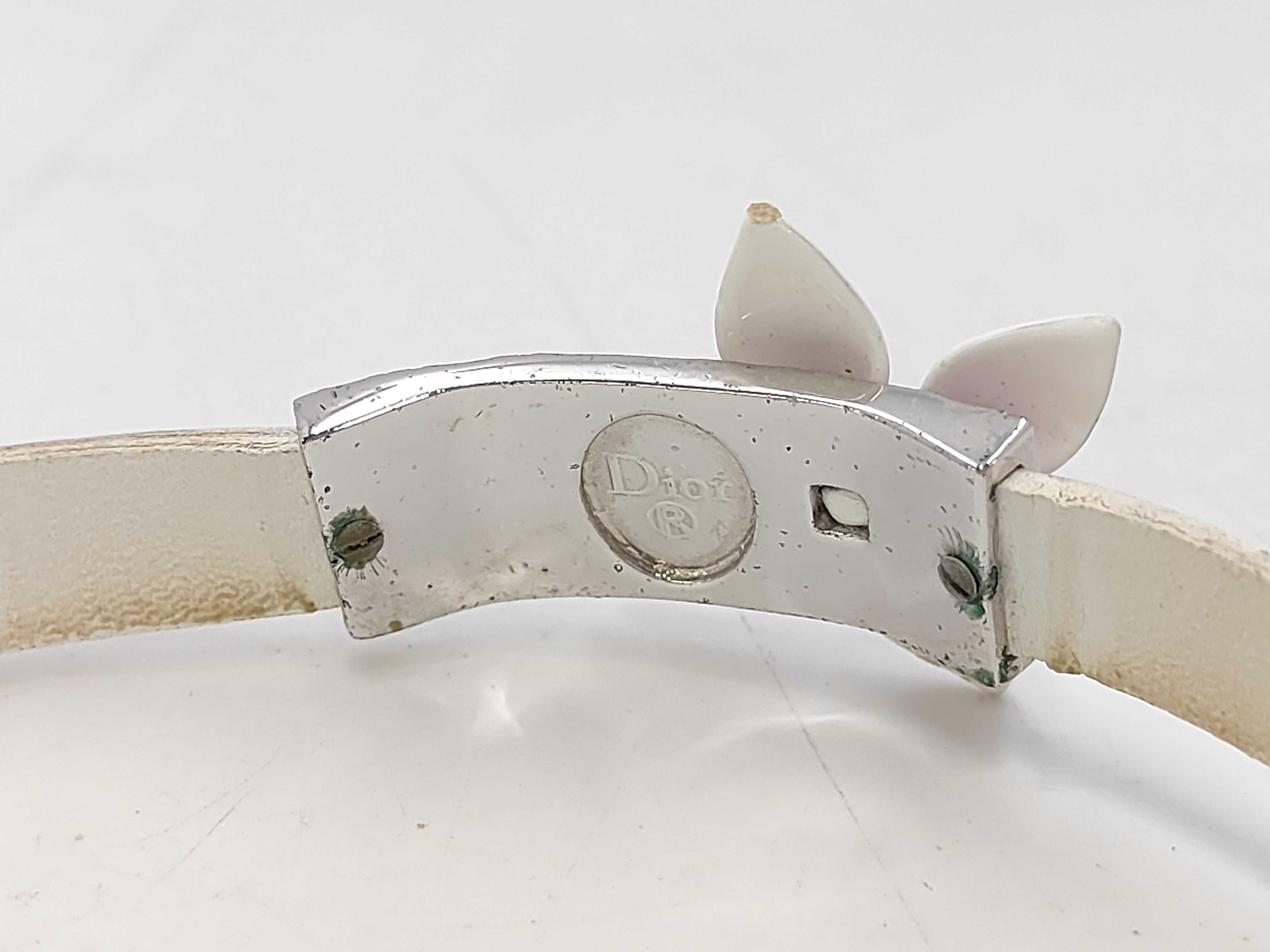Christian Dior Pink Trotter Girly Flower Choker Necklace