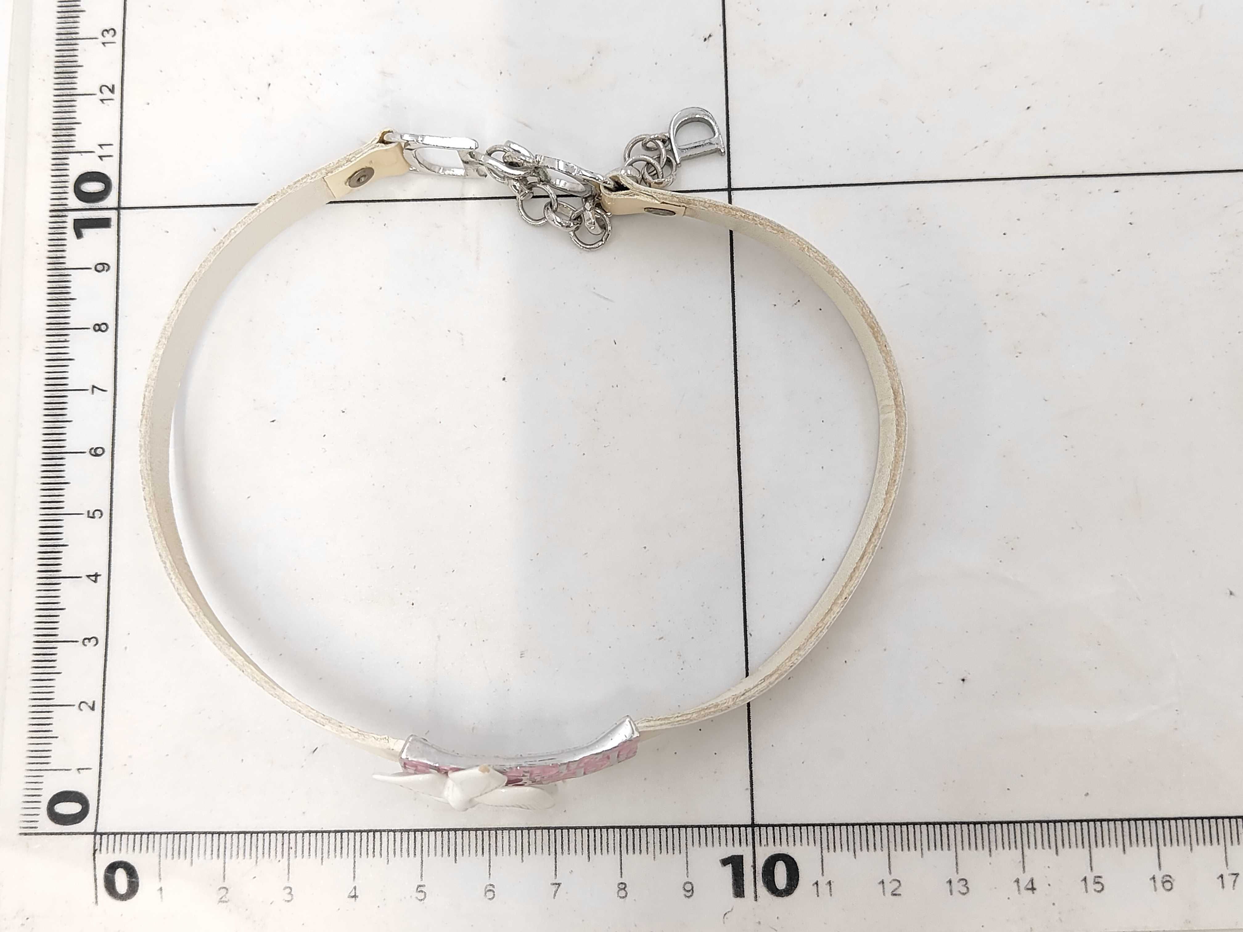 Christian Dior Pink Trotter Girly Flower Choker Necklace