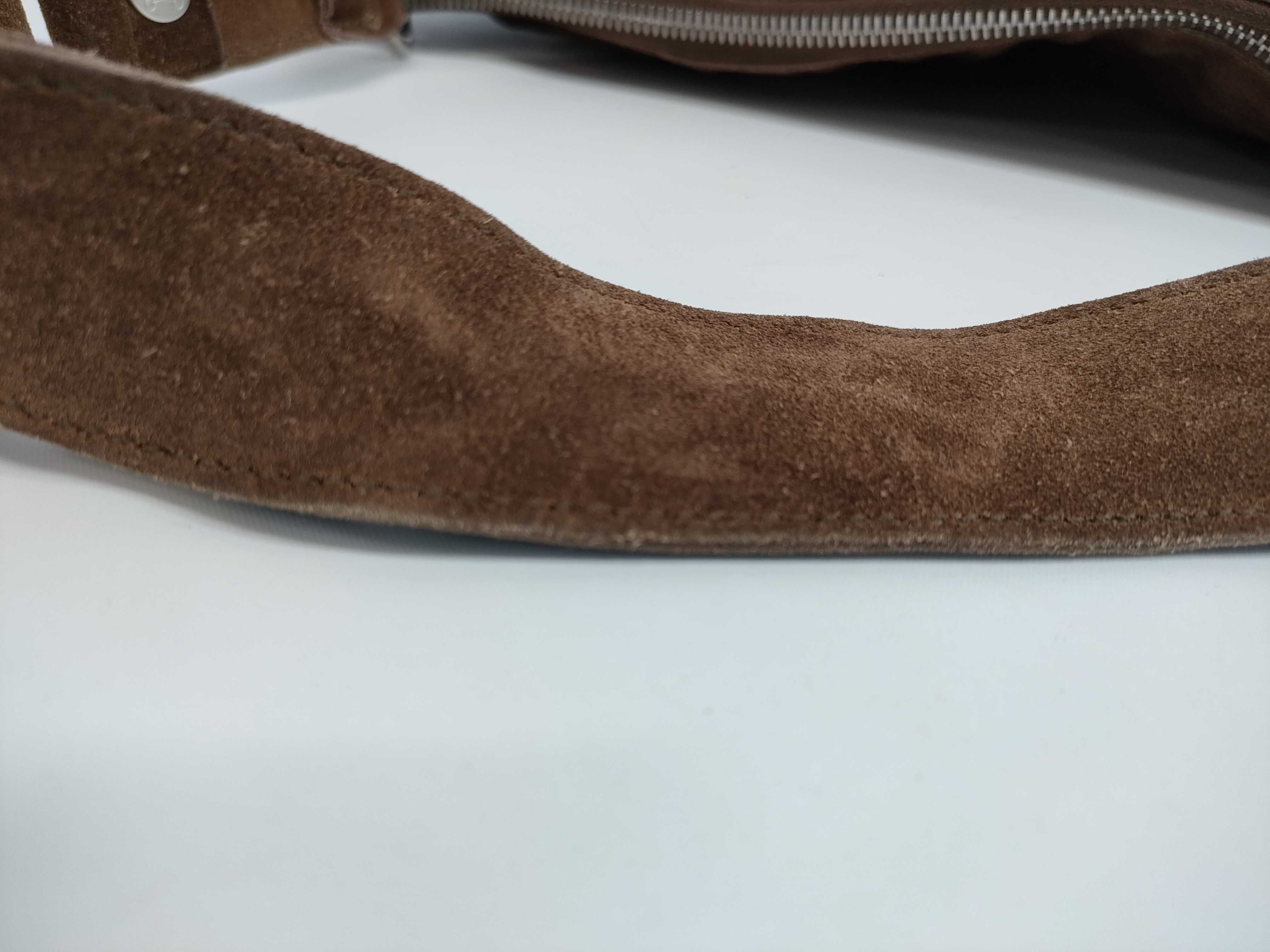 Celine Suede Flower Applique Shoulder Bag