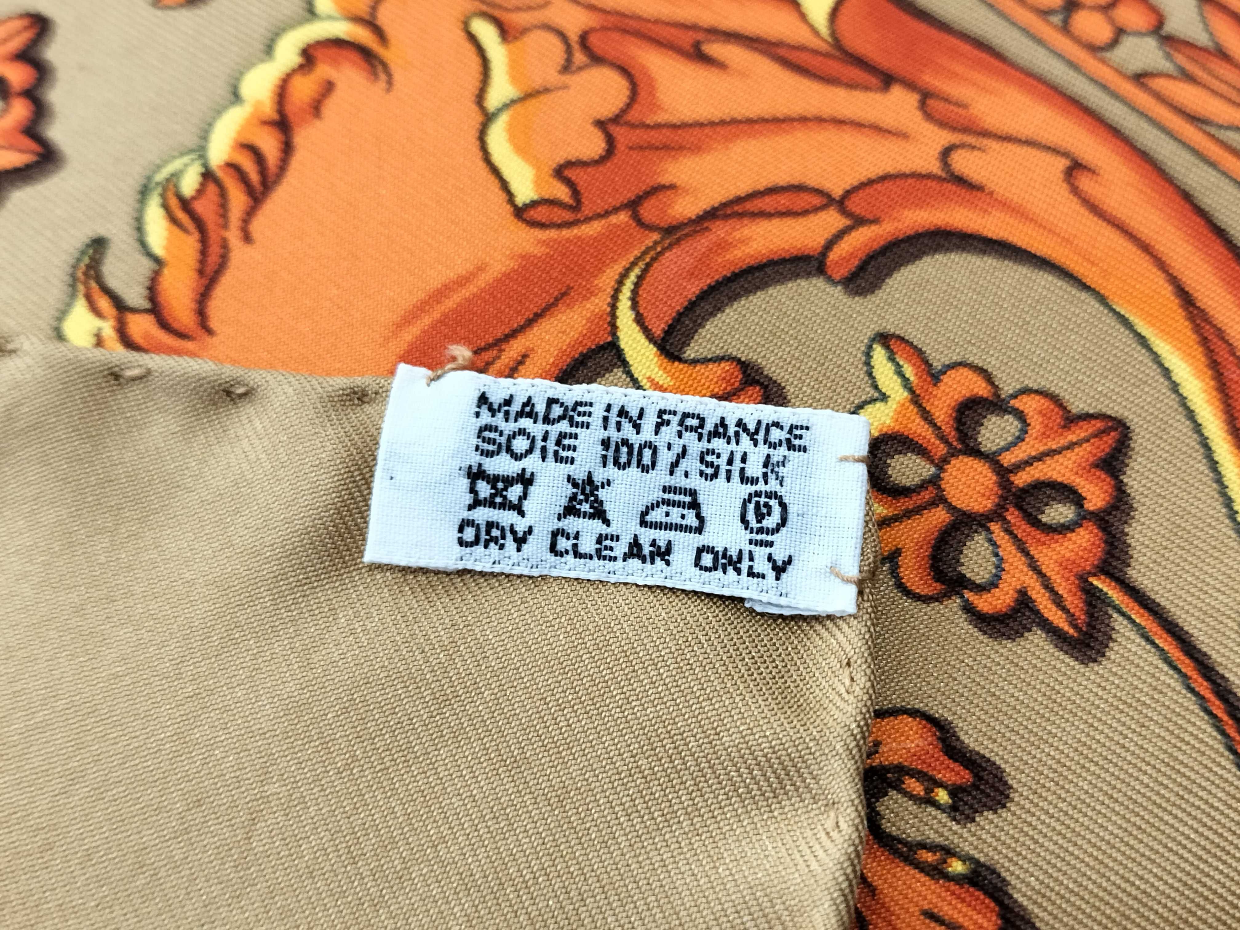 Hermes La Promenade de Longchamps Silk Scarf by Philippe Ledoux with Box