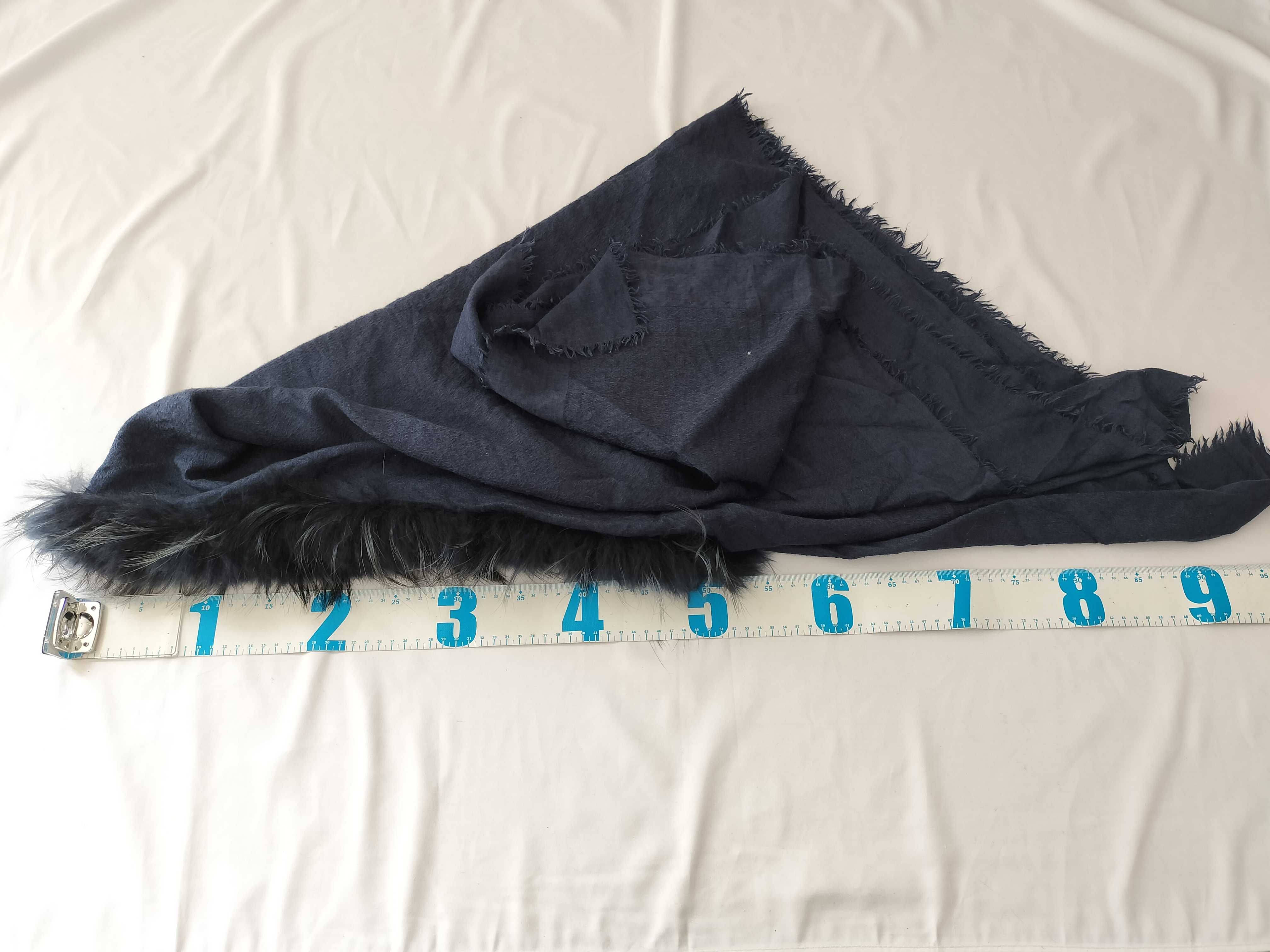 A Group of Four Designer Silk and Wool Scarves and Wraps