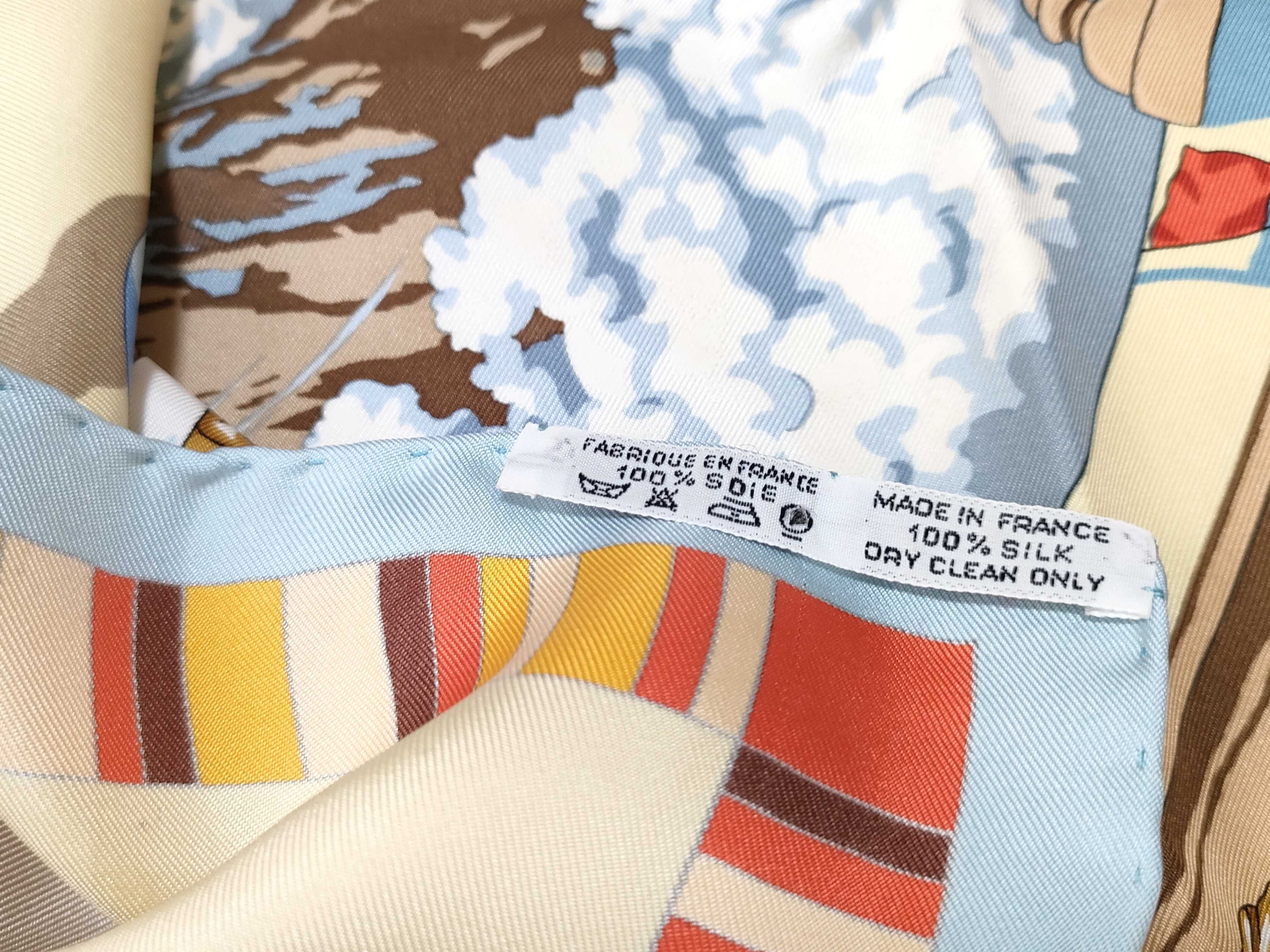 Hermes Silk Scarf Prieres au Vent by Dimitri Rybaltchenko