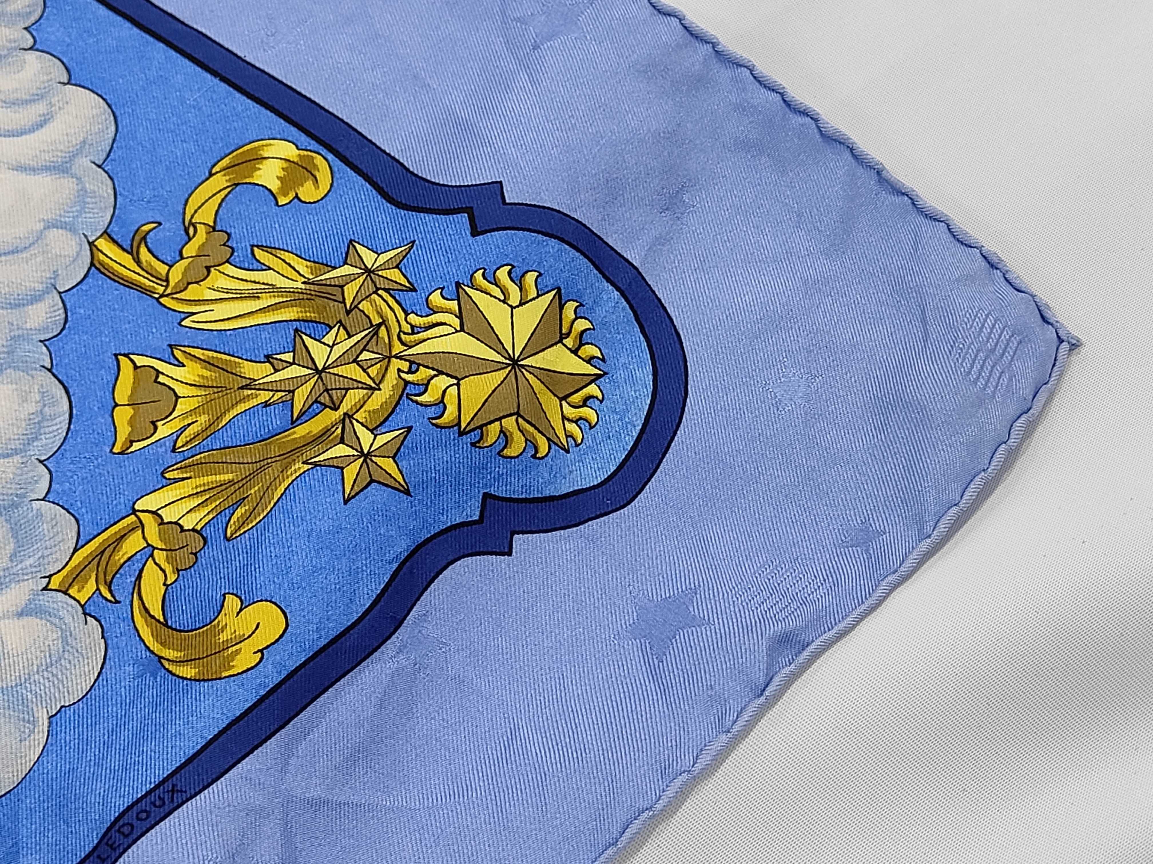 Hermes Cosmos Jacquard Silk Scarf by Philippe Ledoux