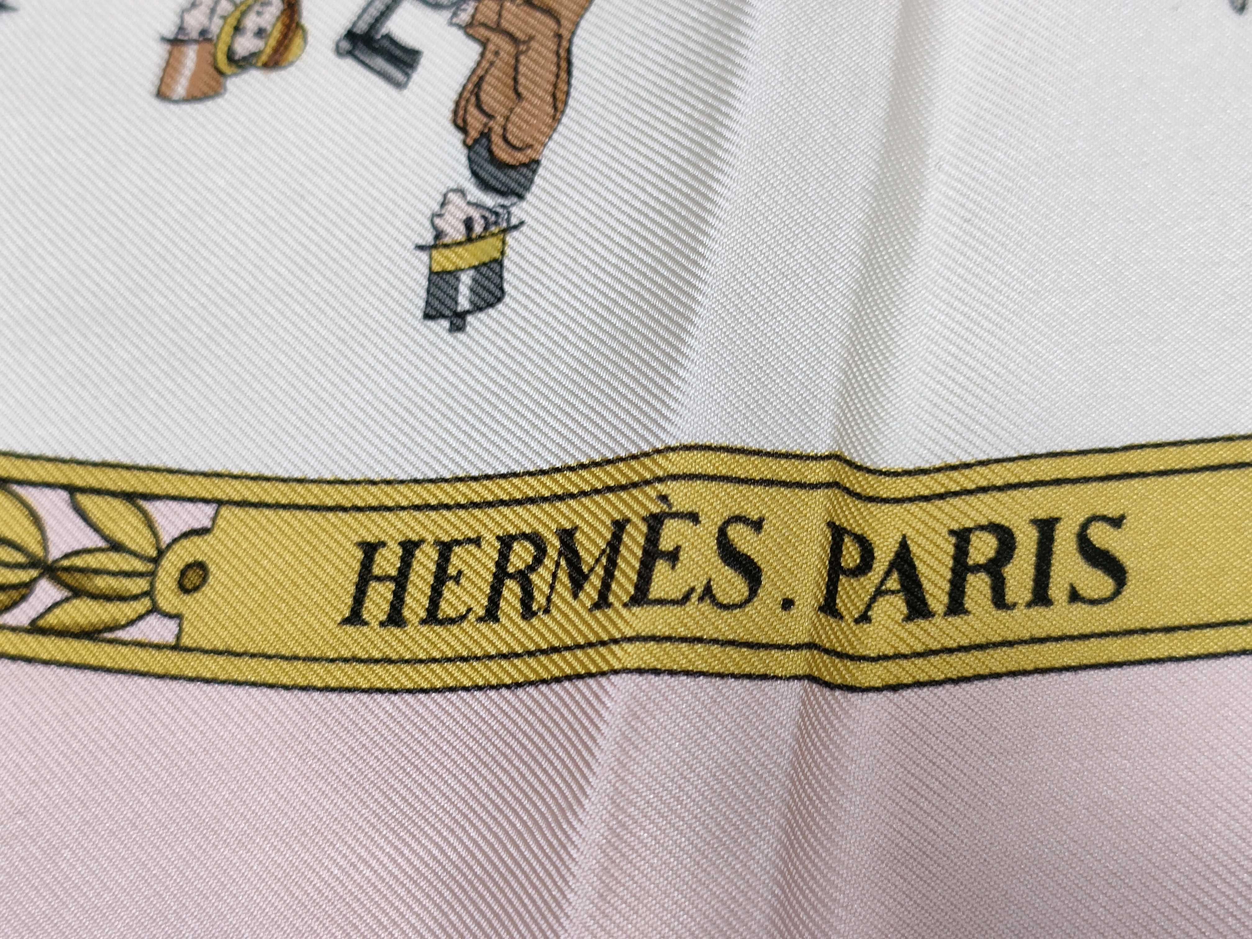 Hermes La Promenade de Longchamps Silk Scarf by Philippe Ledoux