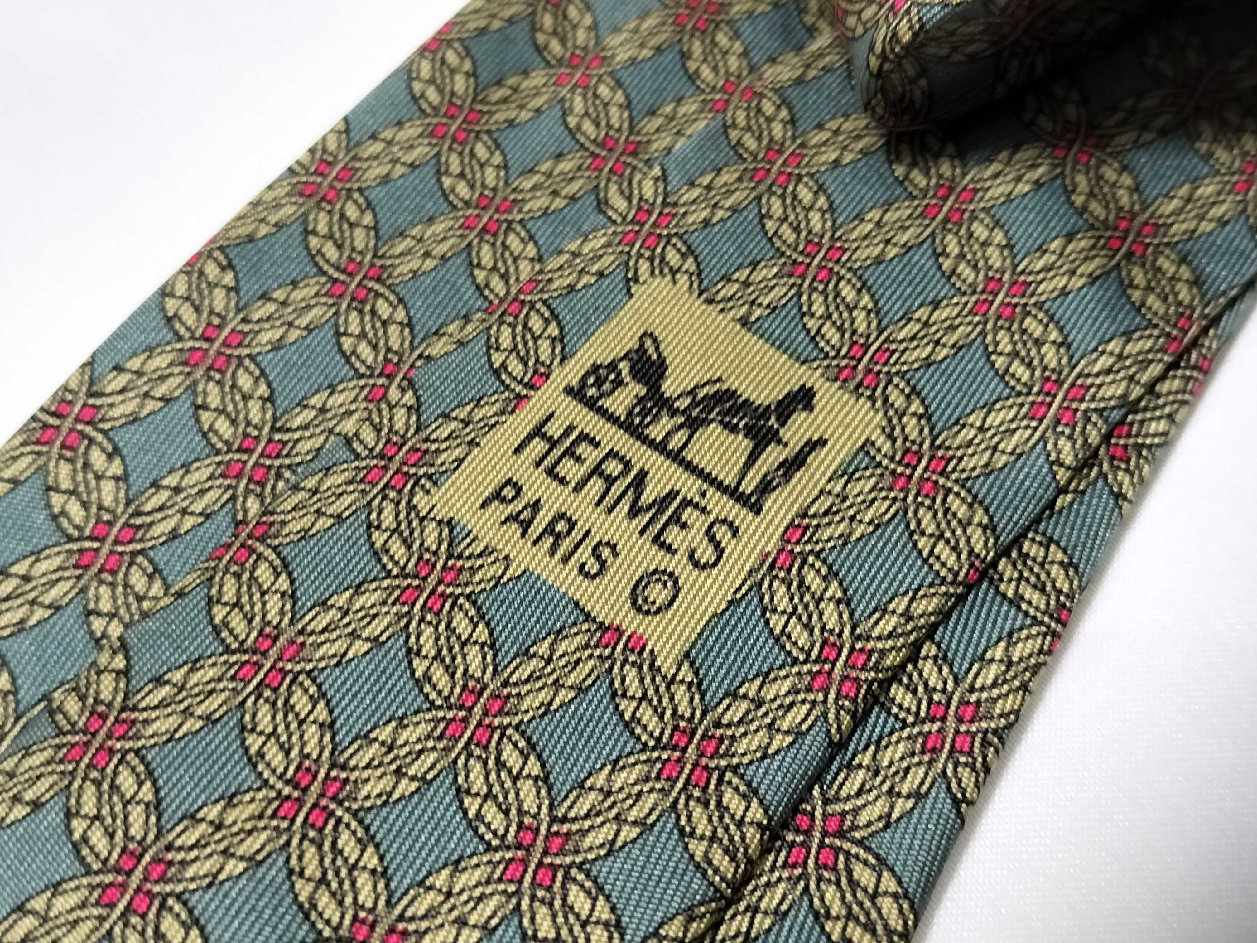 Two Silk Neckties Including Hermes Paris