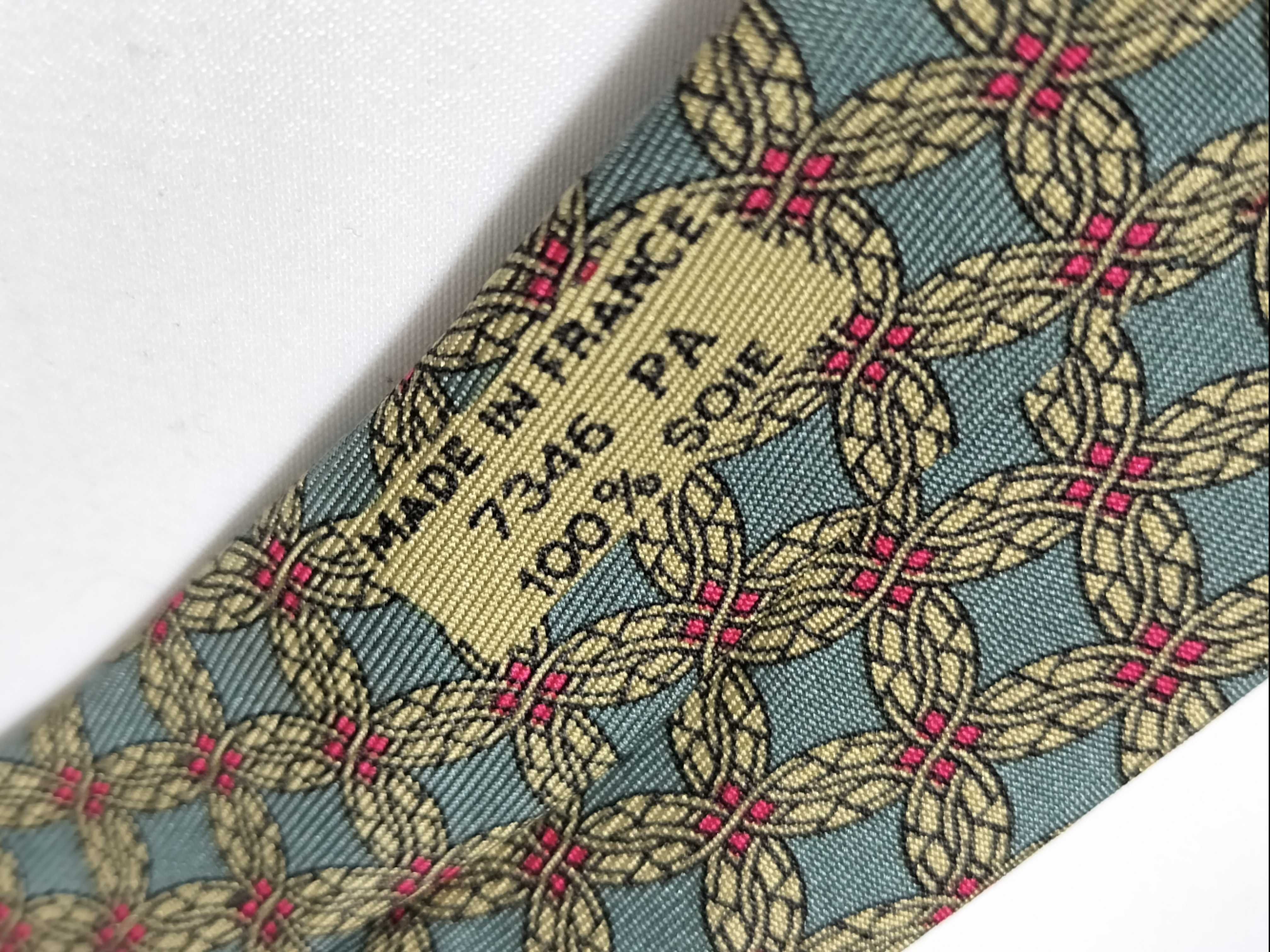 Two Silk Neckties Including Hermes Paris