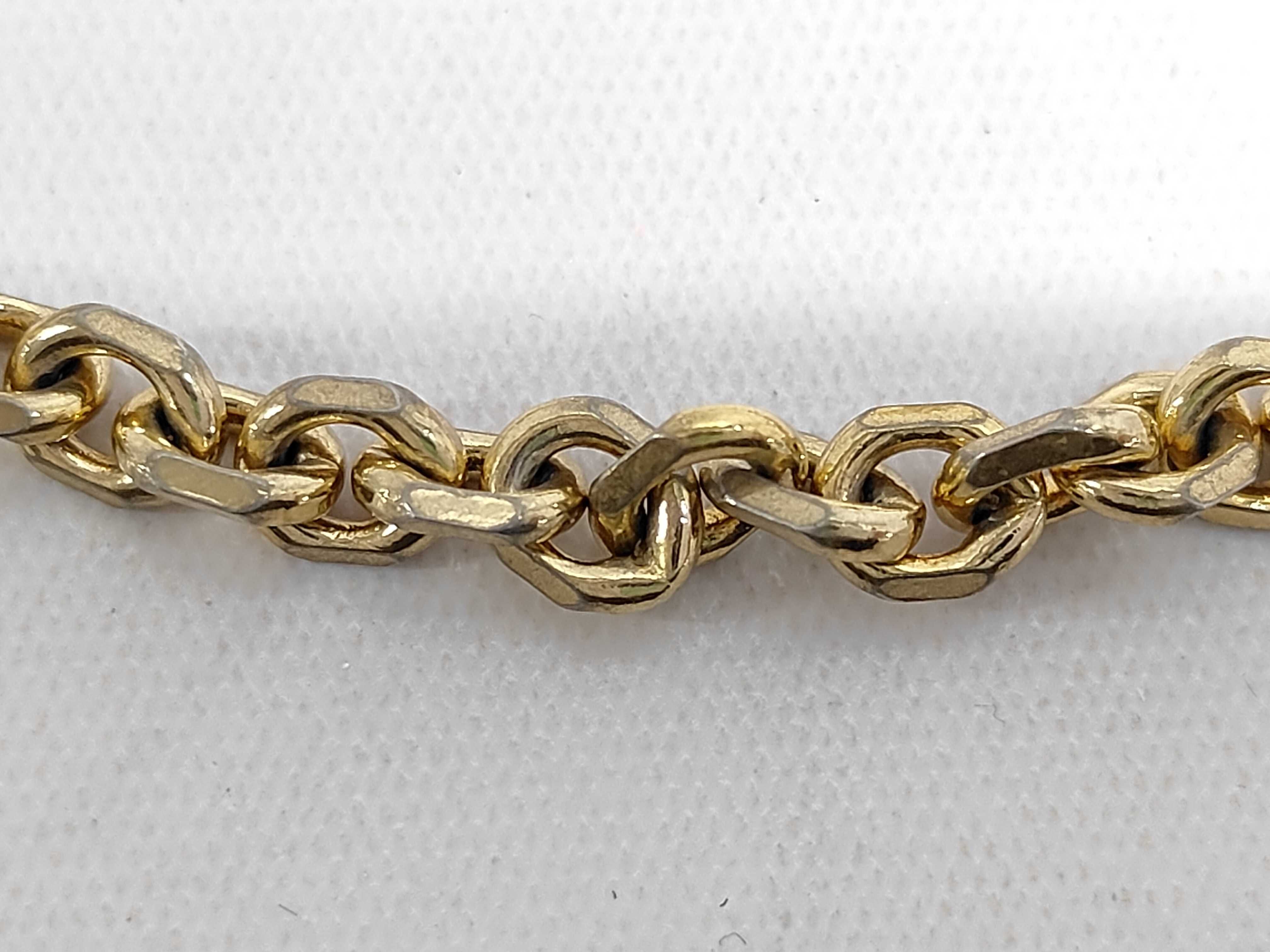 Christian Dior Gold-Tone Faceted Link Bracelet