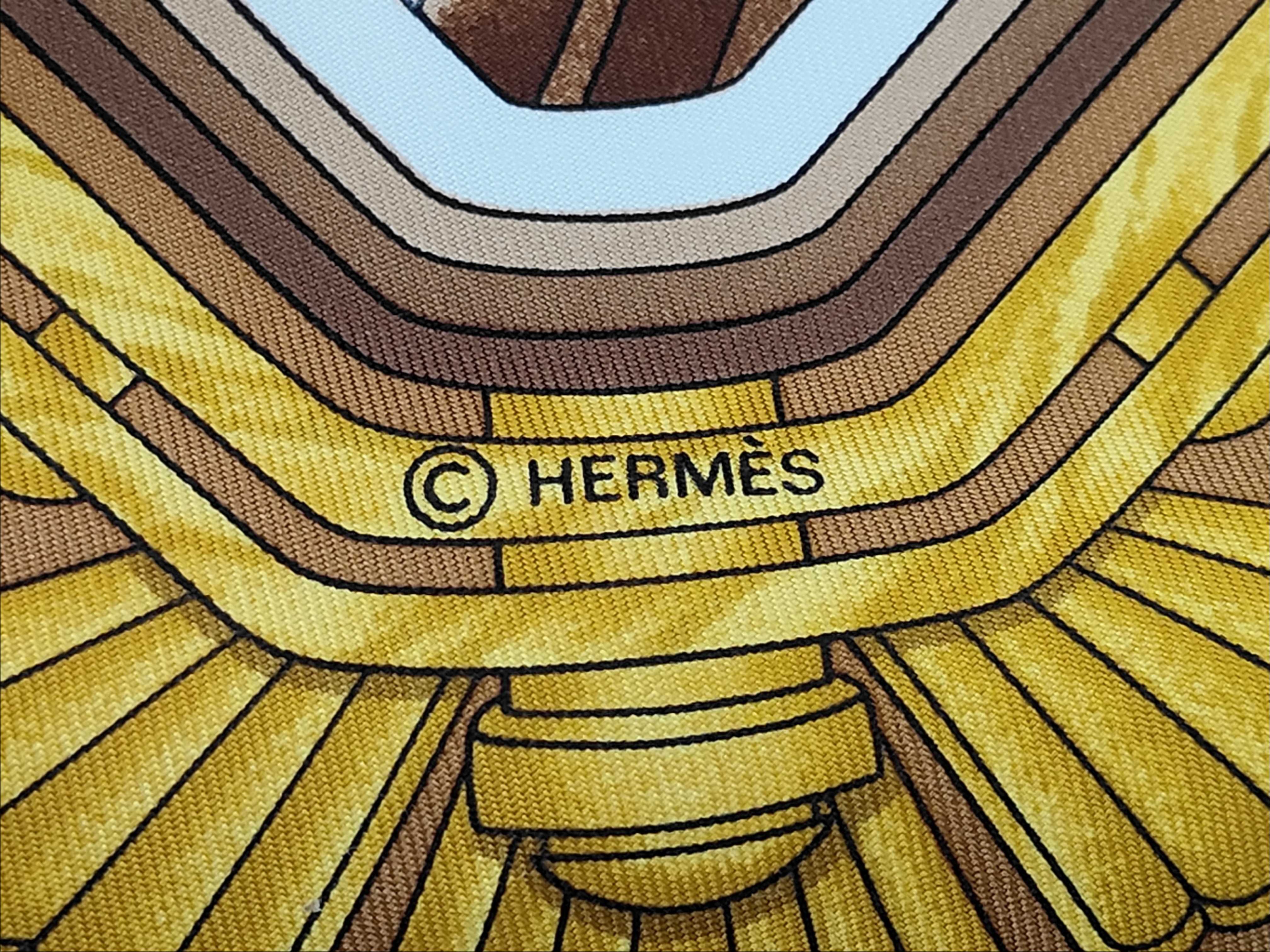 Hermes Les Automobiles Silk Scarf