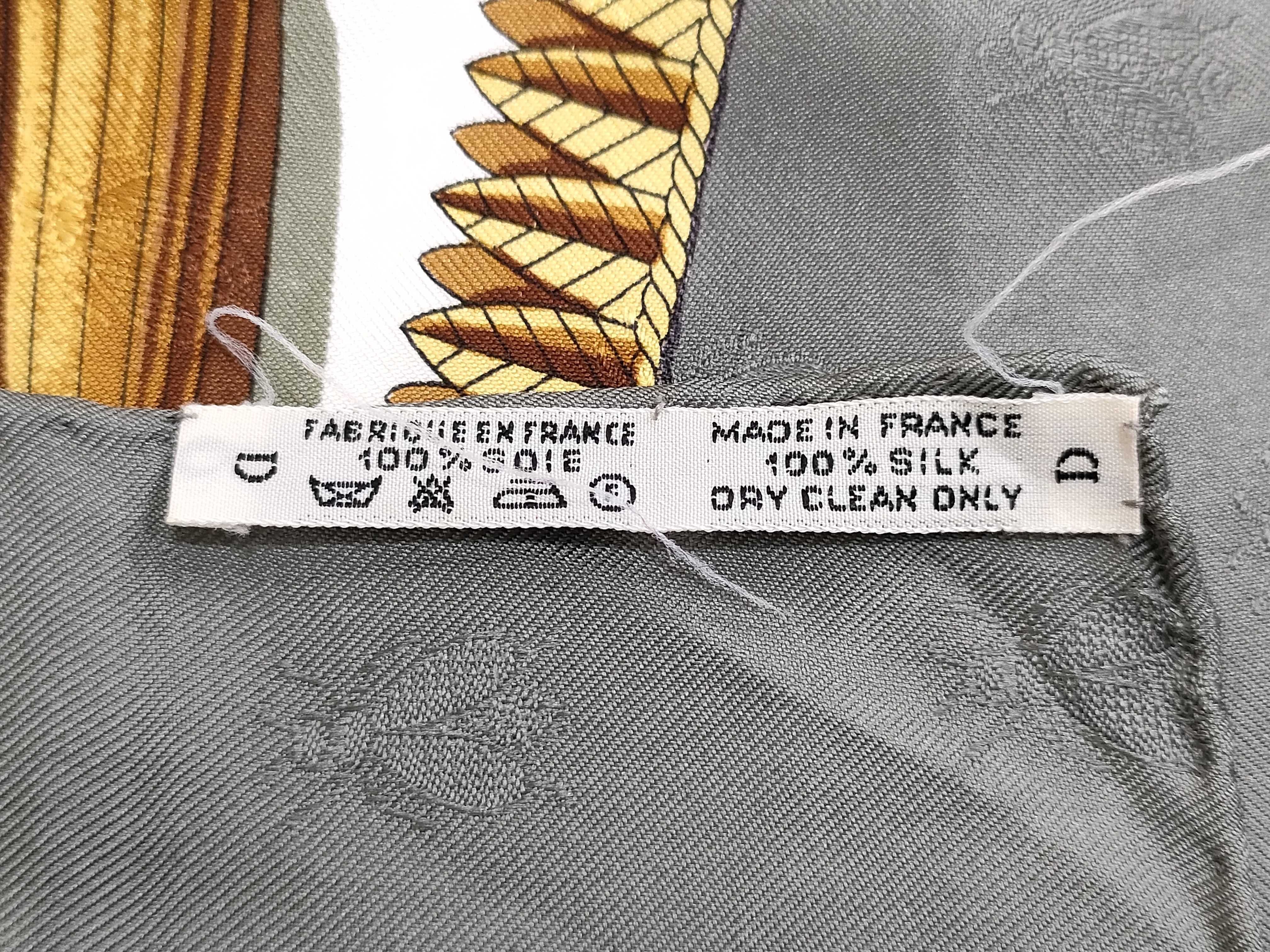 Hermes Silk Jacquard Carre 90 Napoleon Scarf by Philippe Ledoux