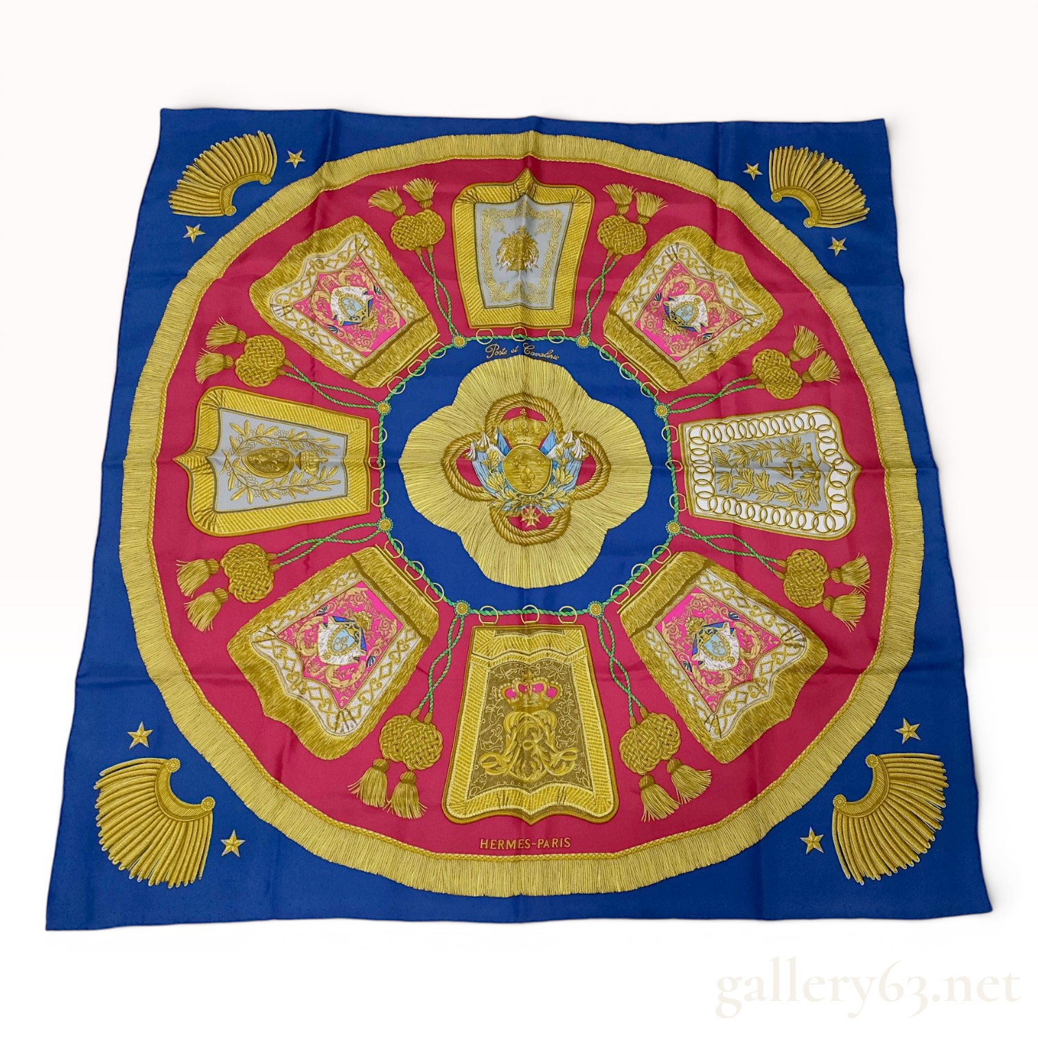 Hermes Poste et Cavalerie Silk Scarf