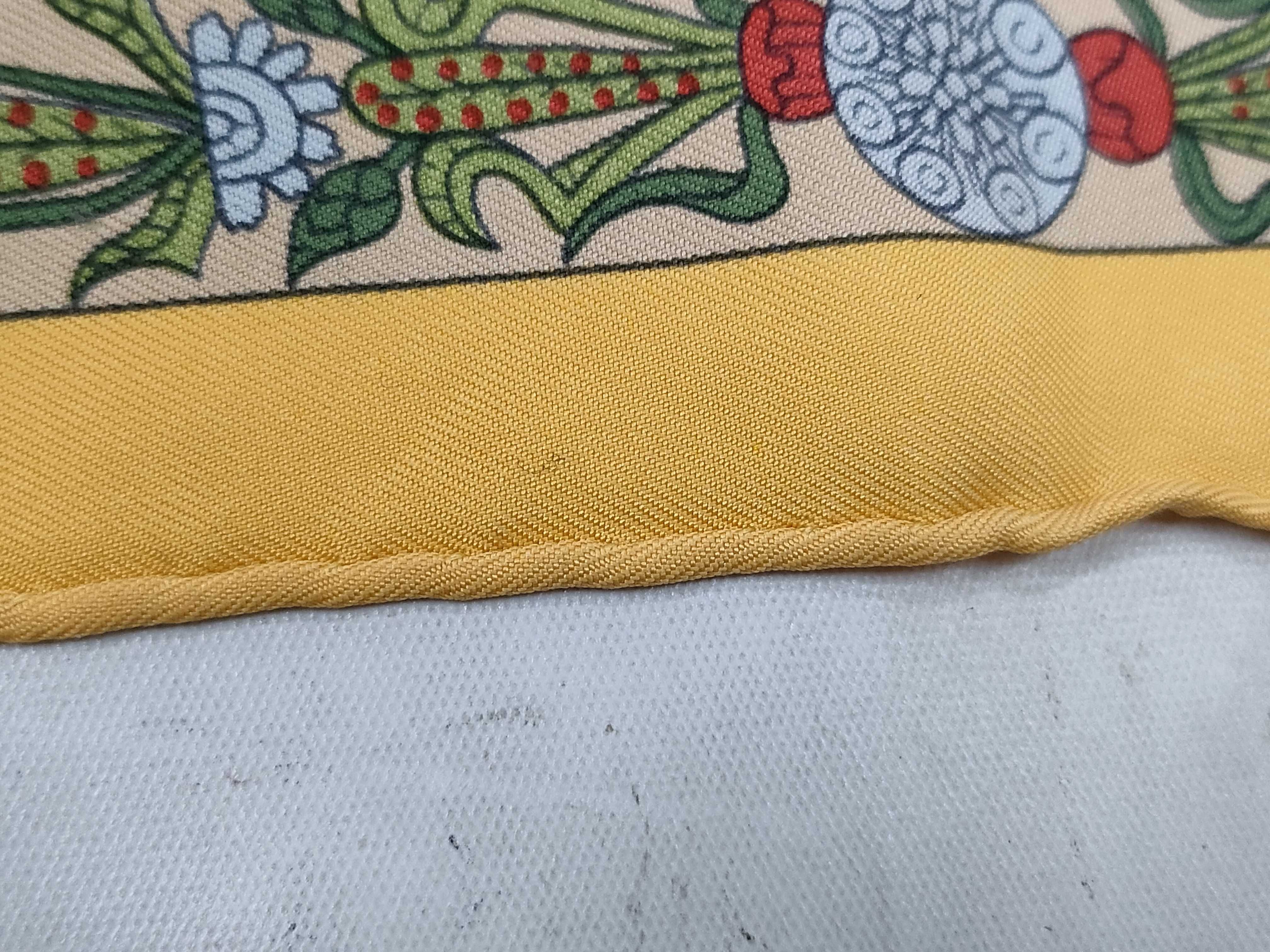 Two Hermes Silk Pocket Squares Including Torana Pattern