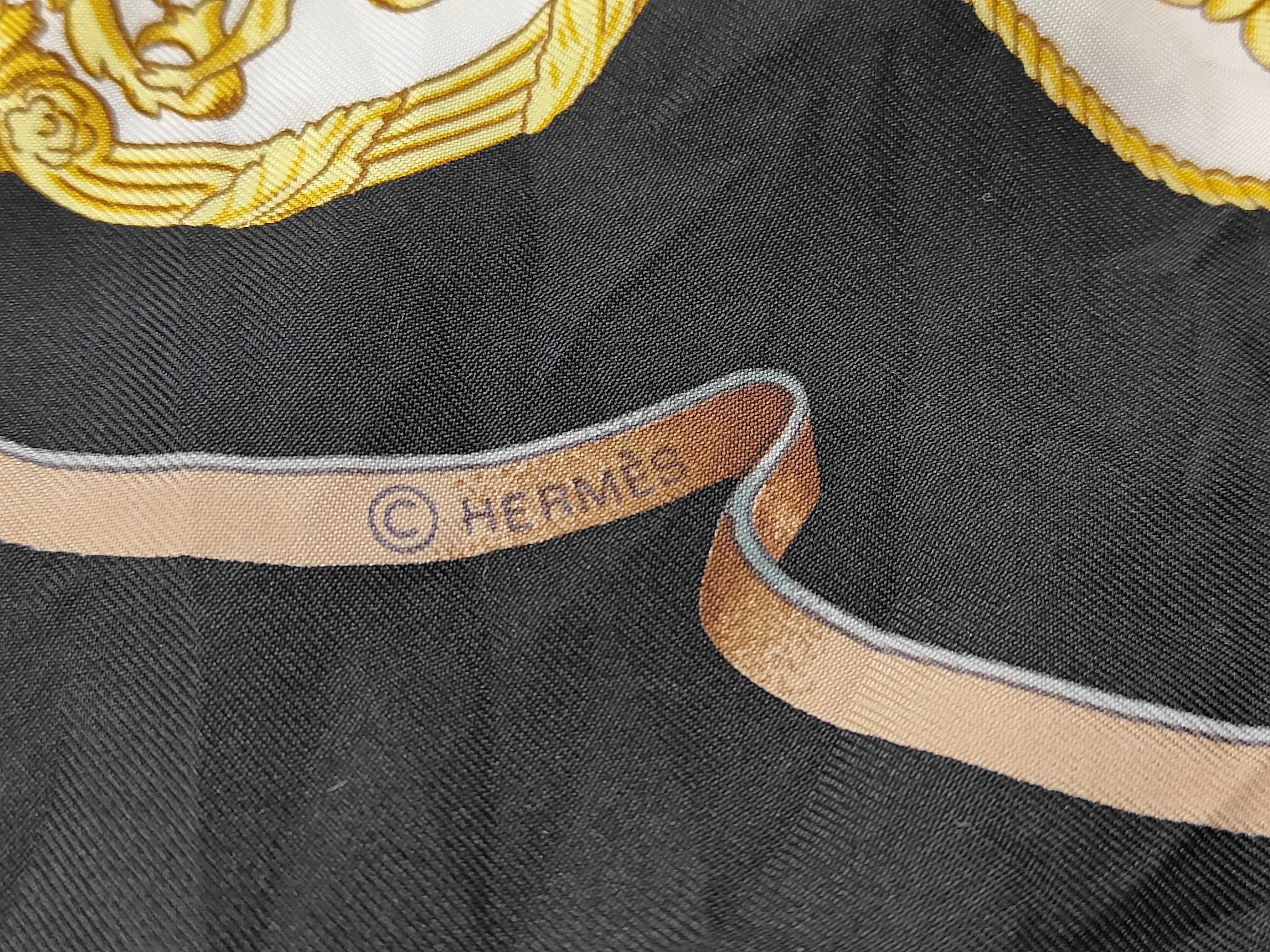 Hermes The Royal Mews Silk Scarf 90