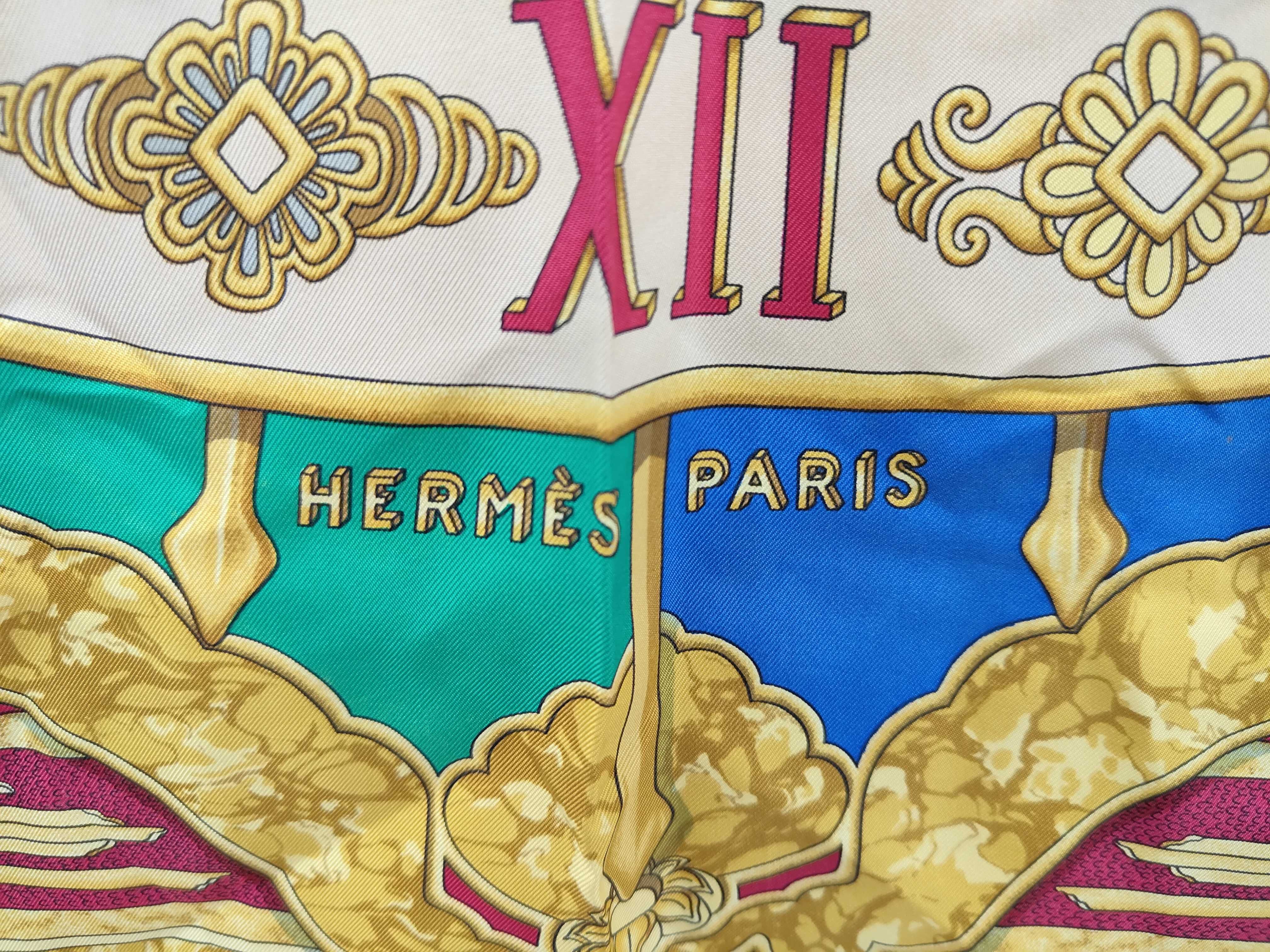Hermes Carpe Diem Silk Carre 90 Scarf