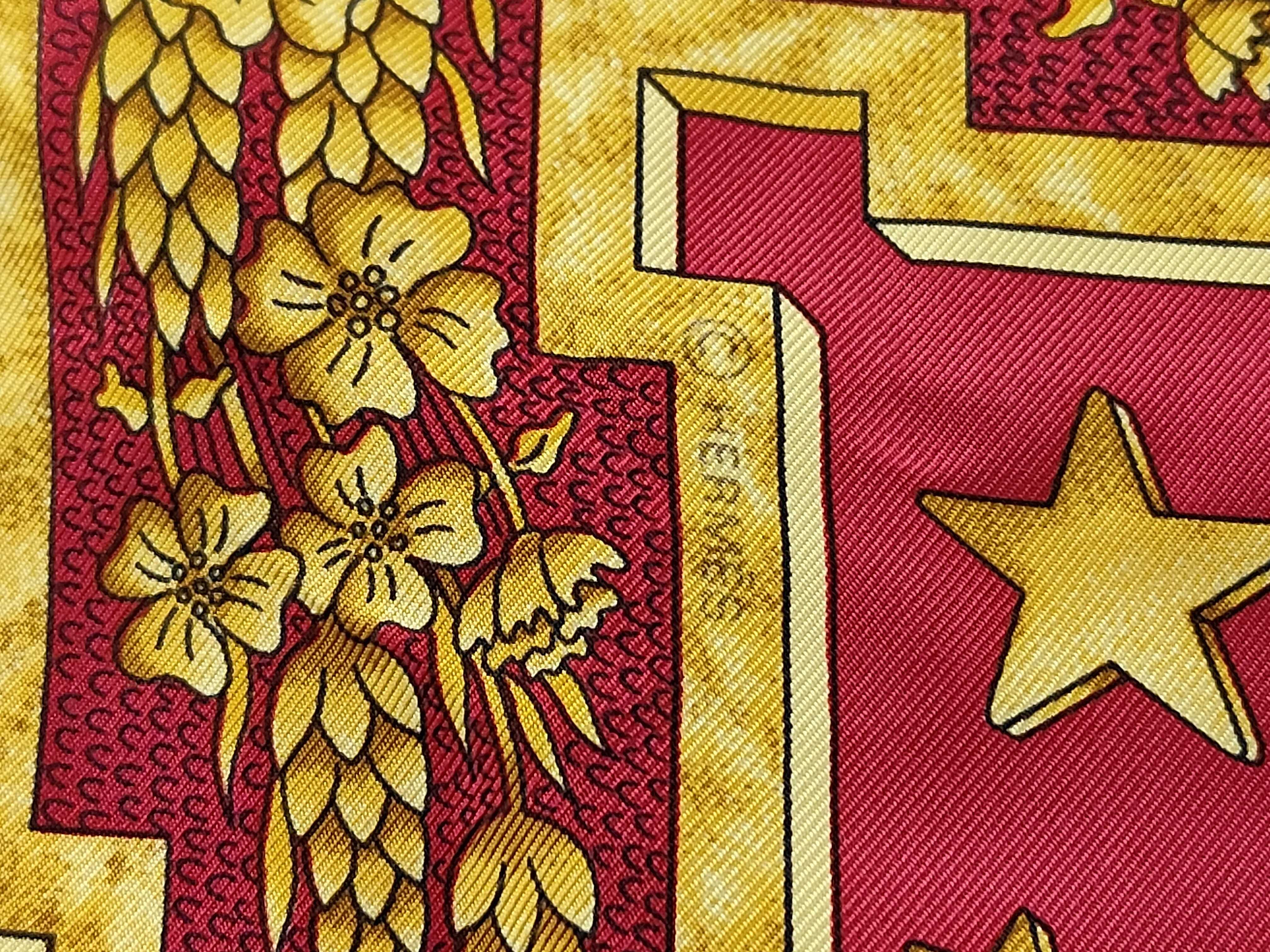 Hermes Carpe Diem Silk Carre 90 Scarf
