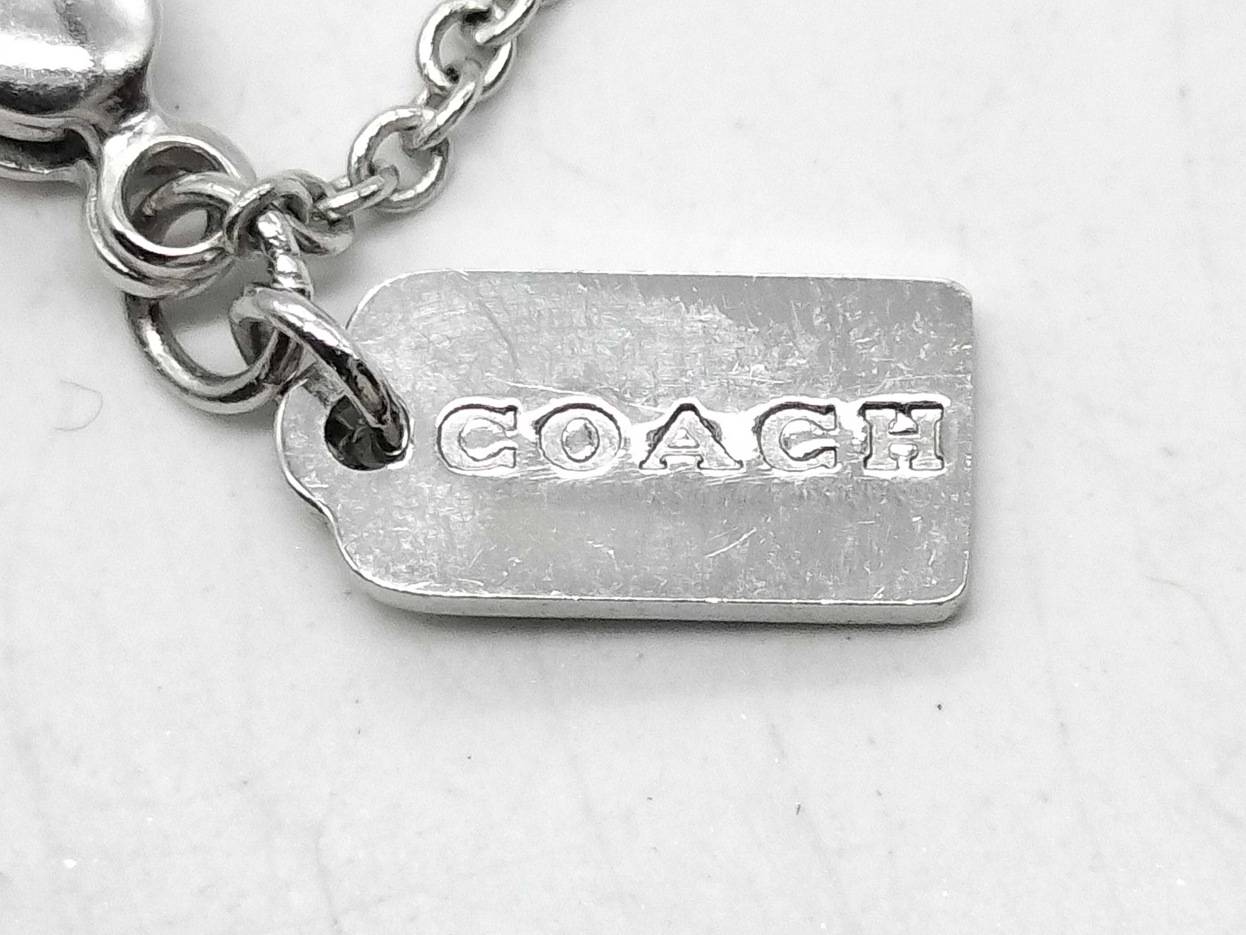 Silver and Gold-Tone Coach Jewelry Collection, Pendant Necklaces and Stud Earrings, Logo and Character Motifs