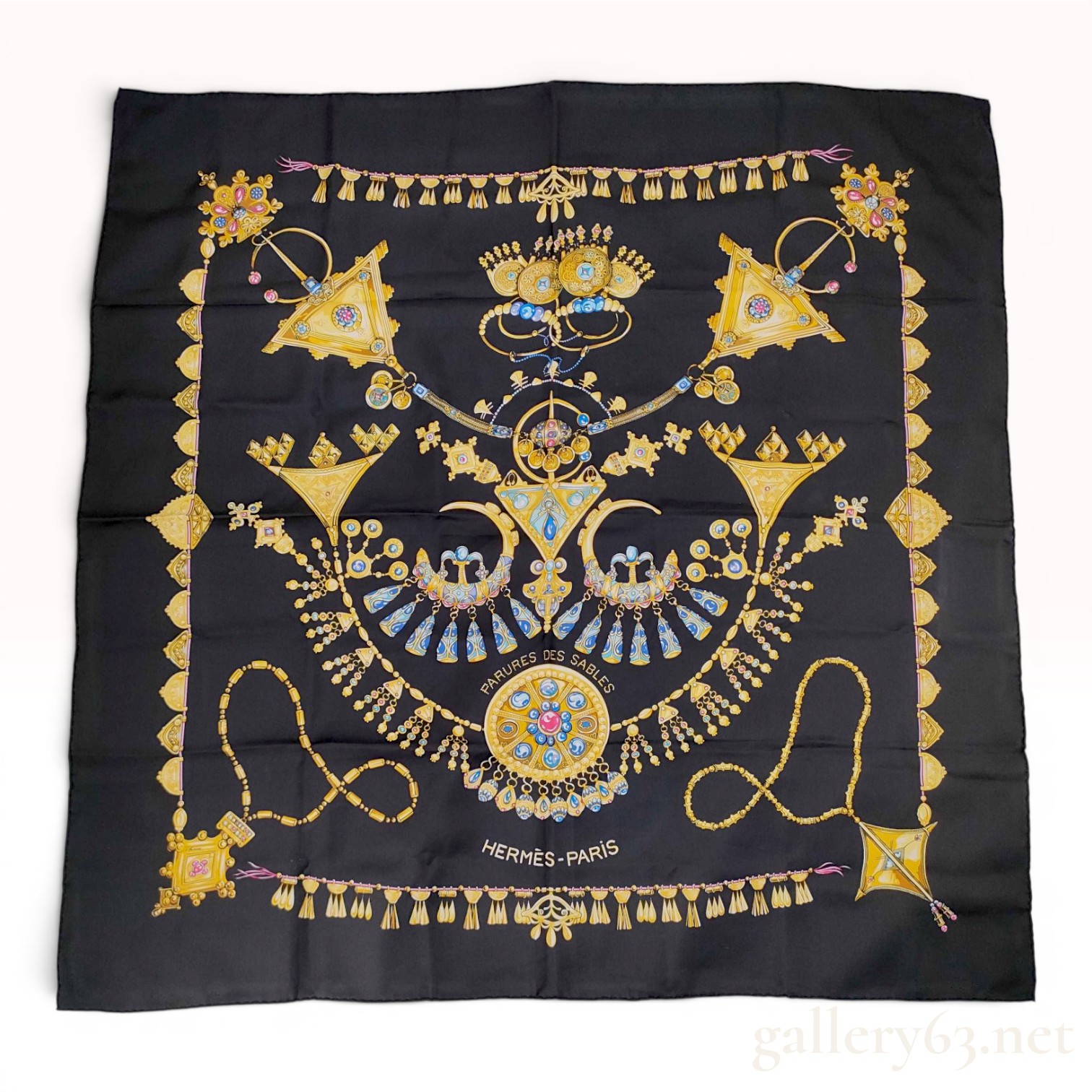 Hermes Silk Carre 90 Scarf Parures des Sables