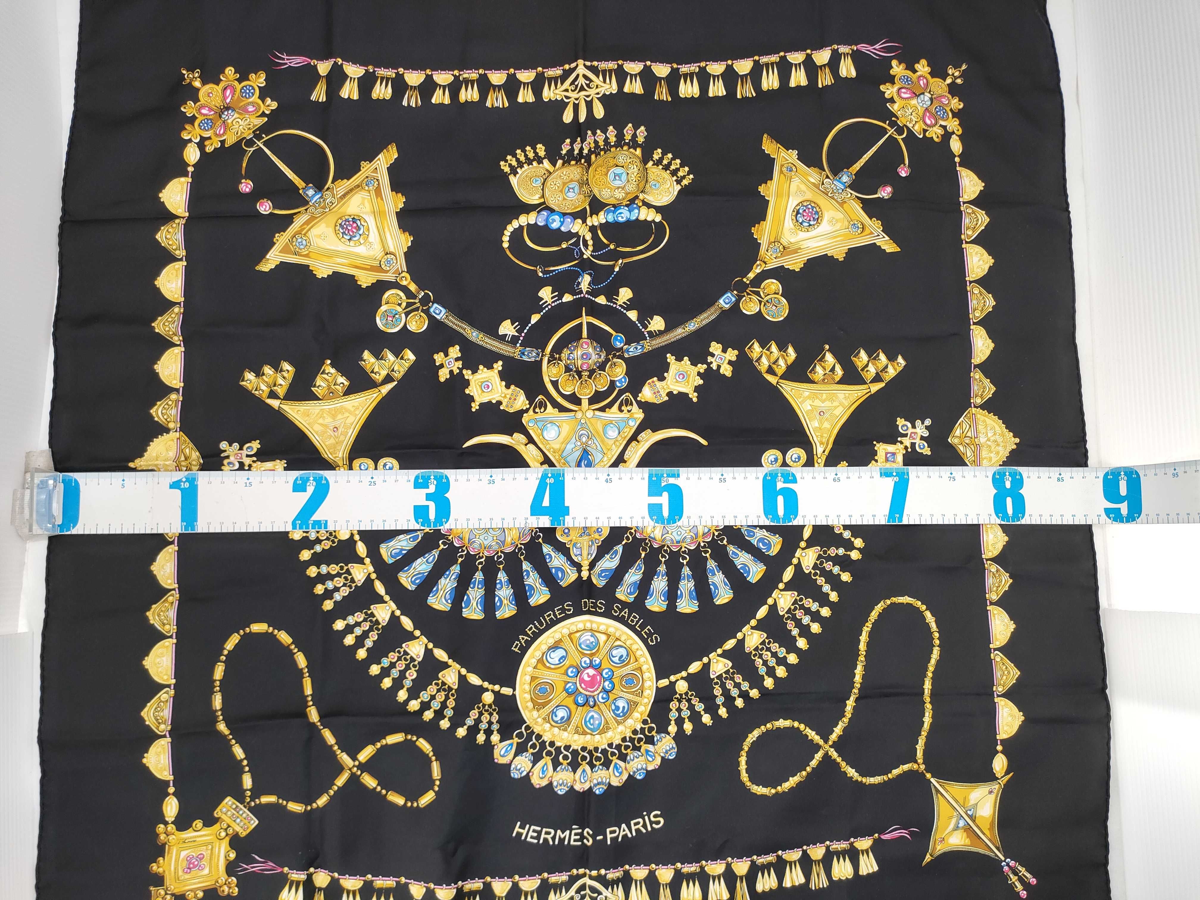 Hermes Silk Carre 90 Scarf Parures des Sables