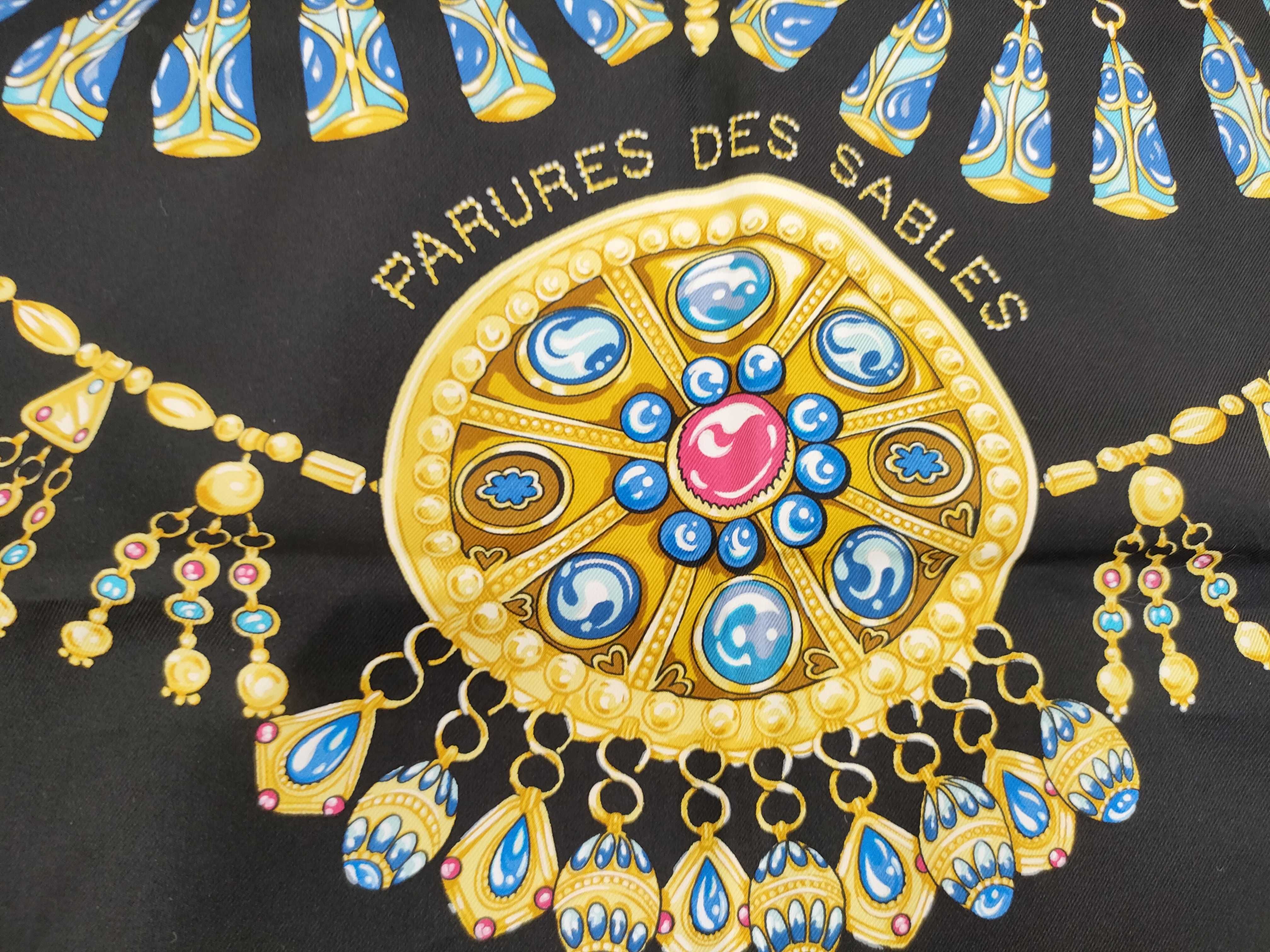 Hermes Silk Carre 90 Scarf Parures des Sables