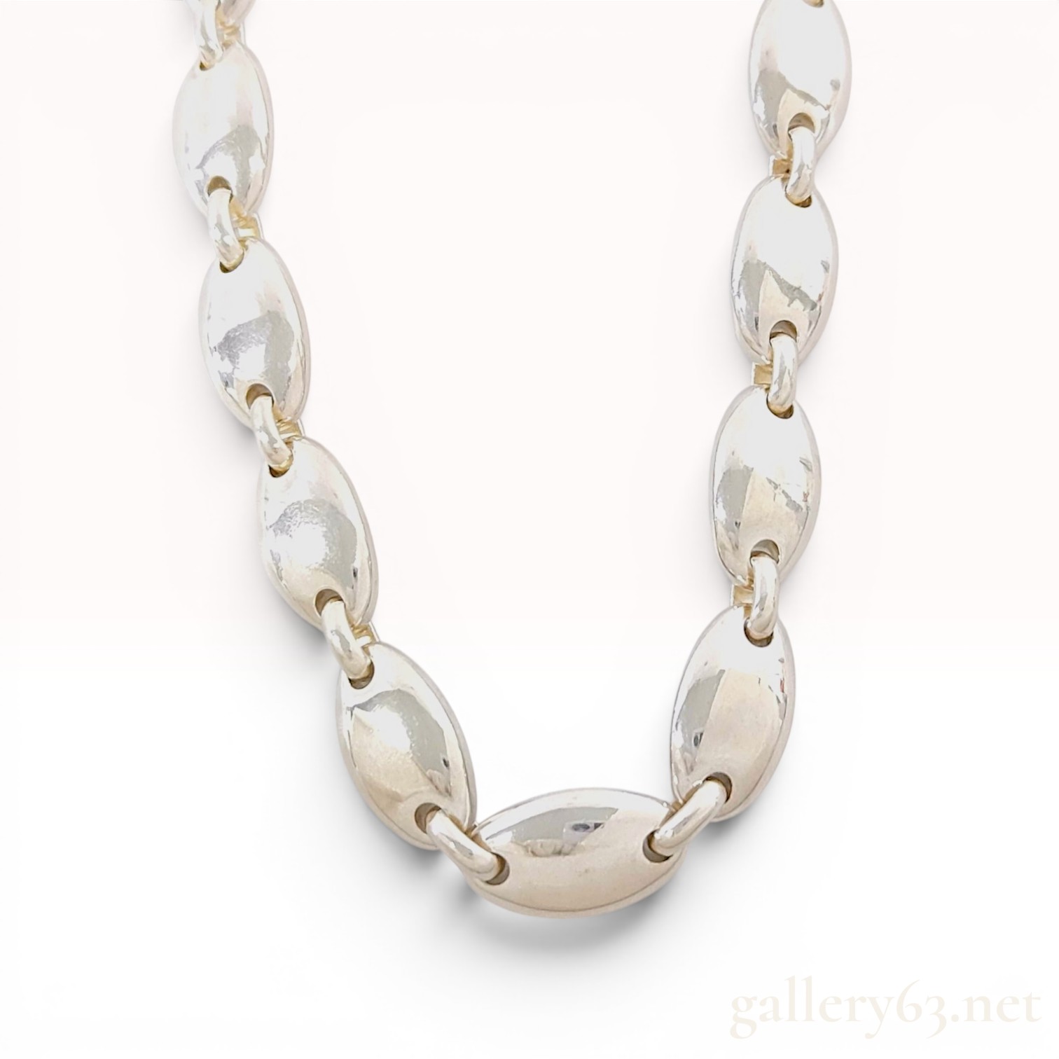 Tiffany & Co. Pebble Link Chain 104.5g Necklace