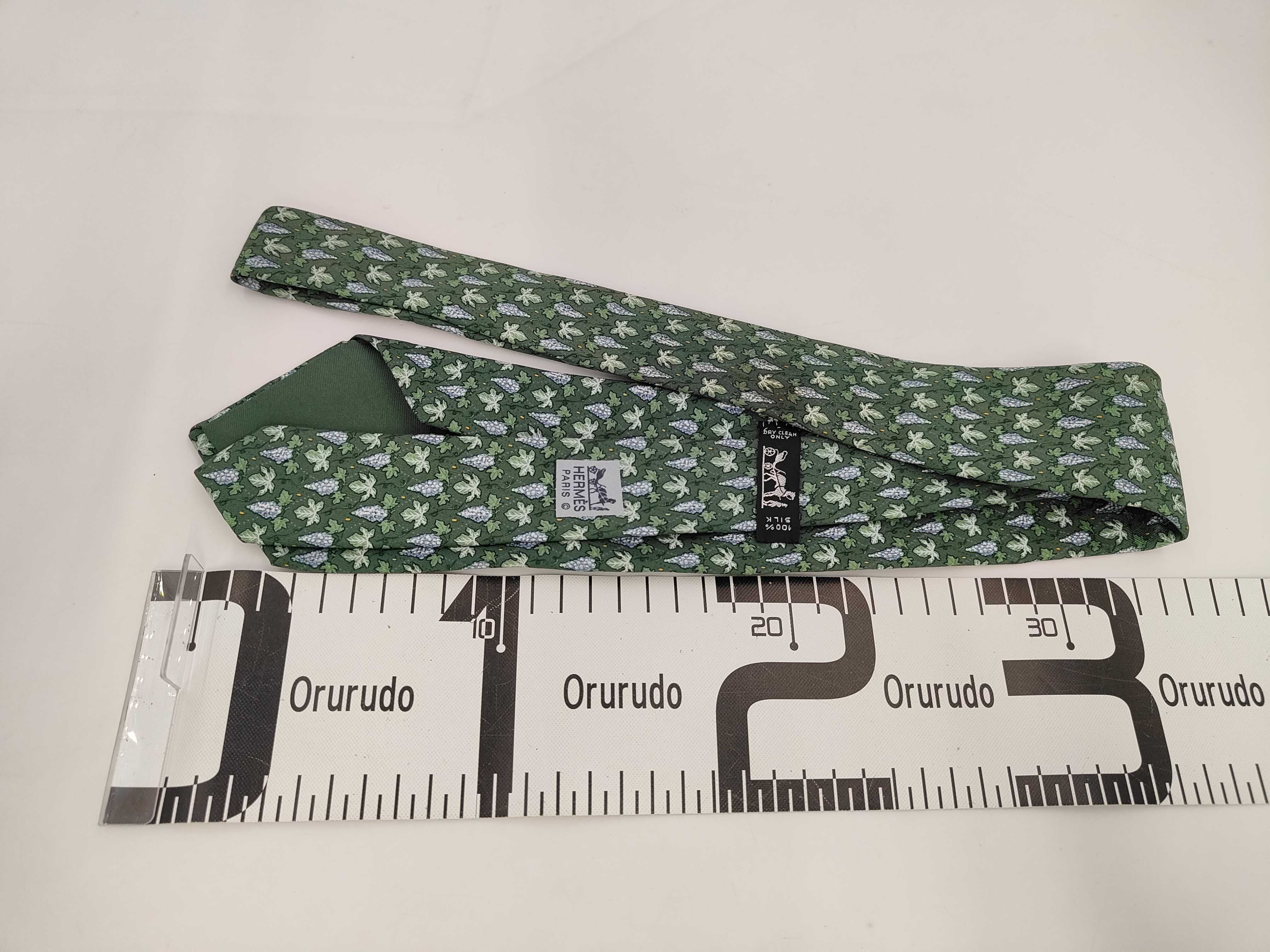Lot of Five Hermes Silk Neckties
