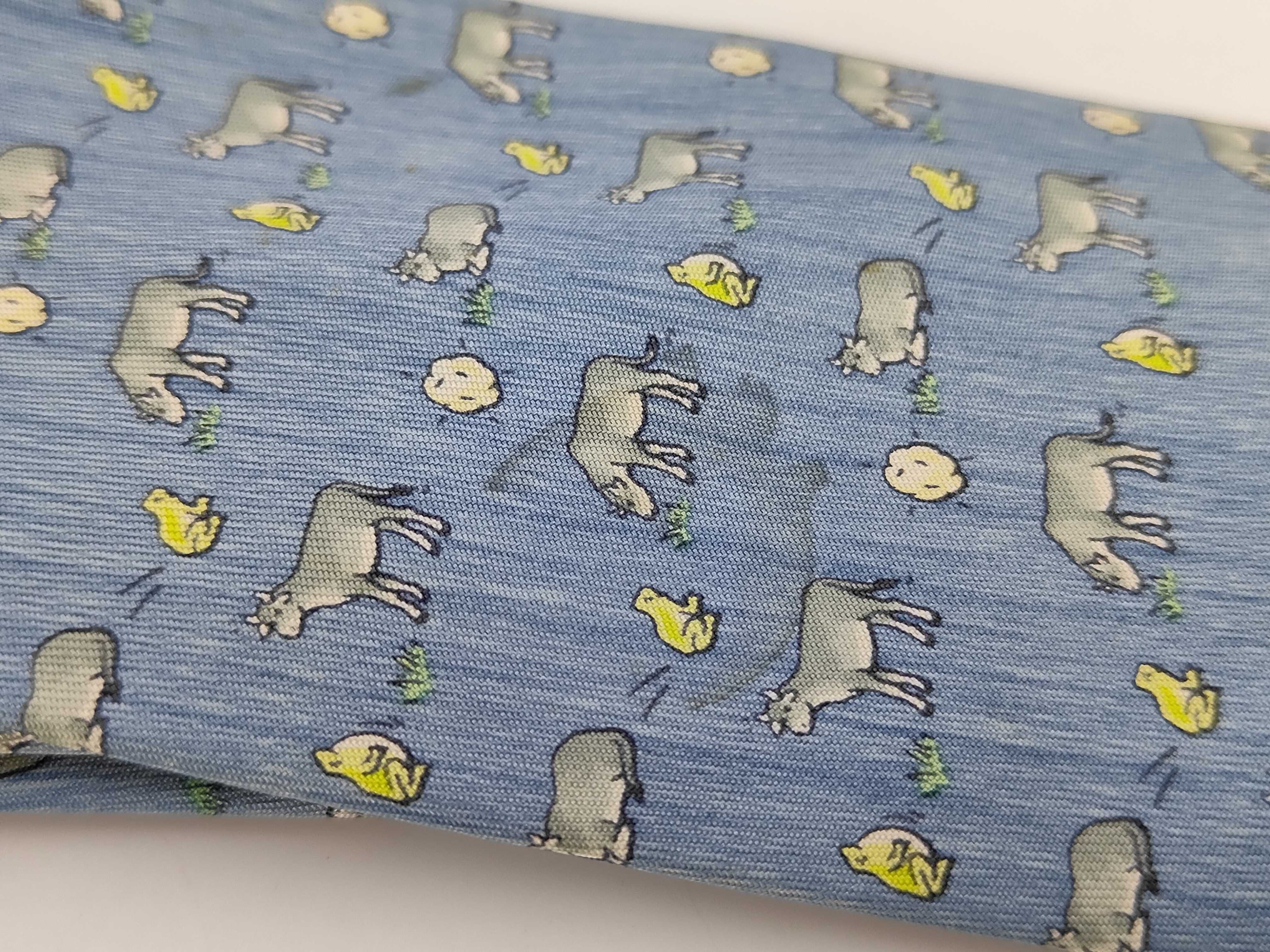 Lot of Five Hermes Silk Neckties
