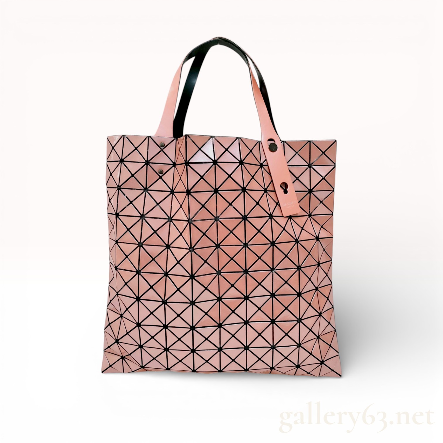 BAO BAO Issey Miyake Prism Tote Bag PVC Metallic Pink