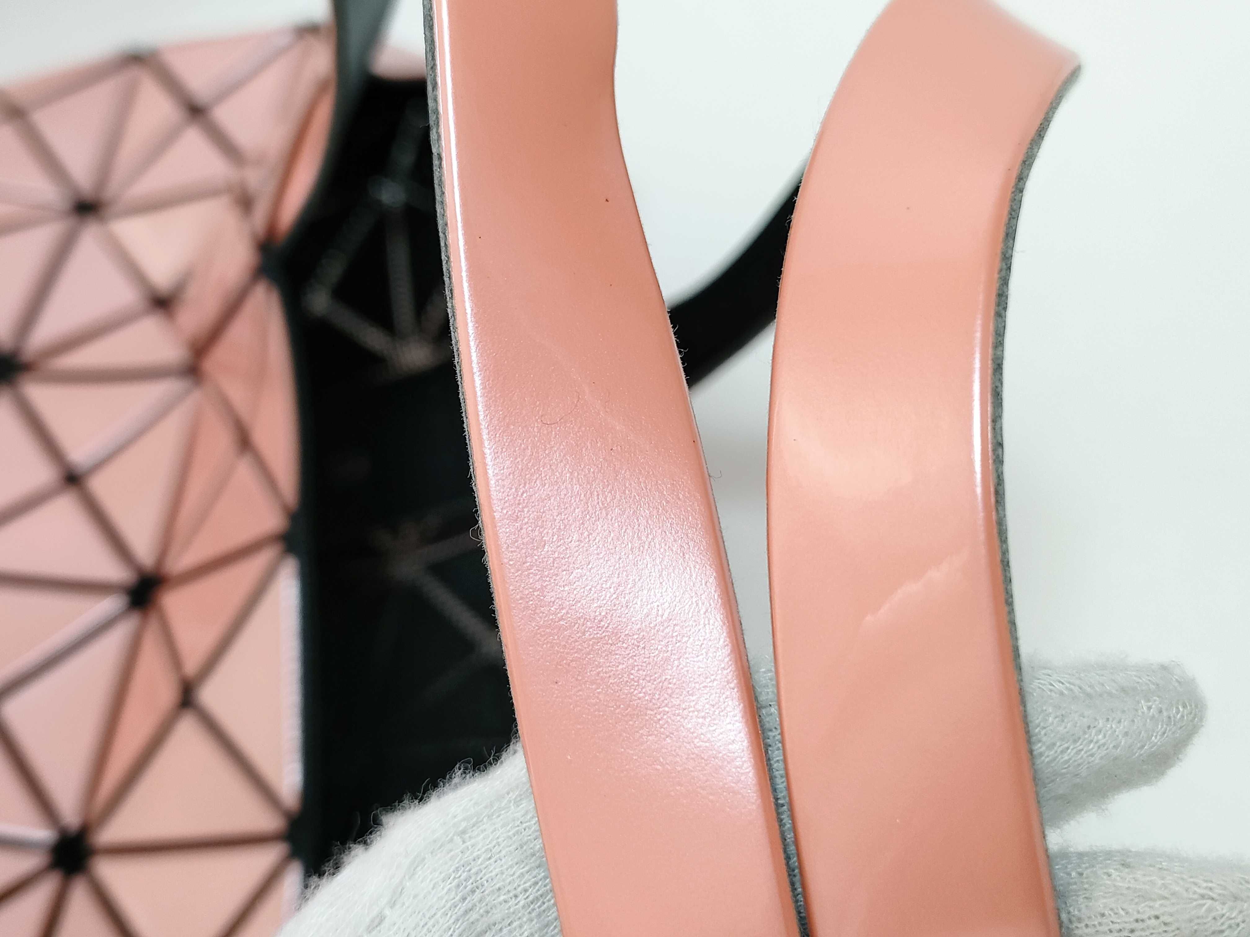 BAO BAO Issey Miyake Prism Tote Bag PVC Metallic Pink