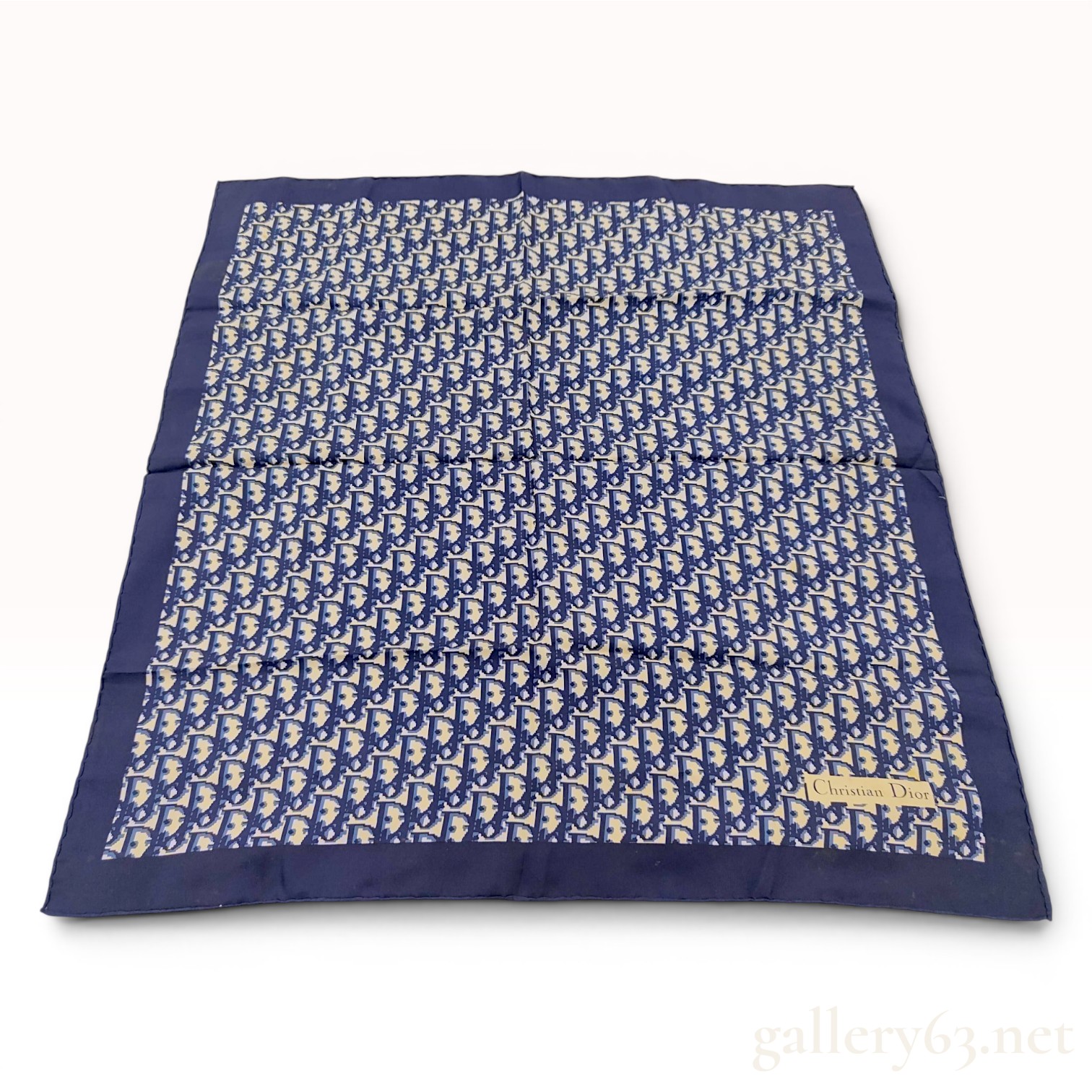 Christian Dior Oblique Monogram Silk Scarf 70cm