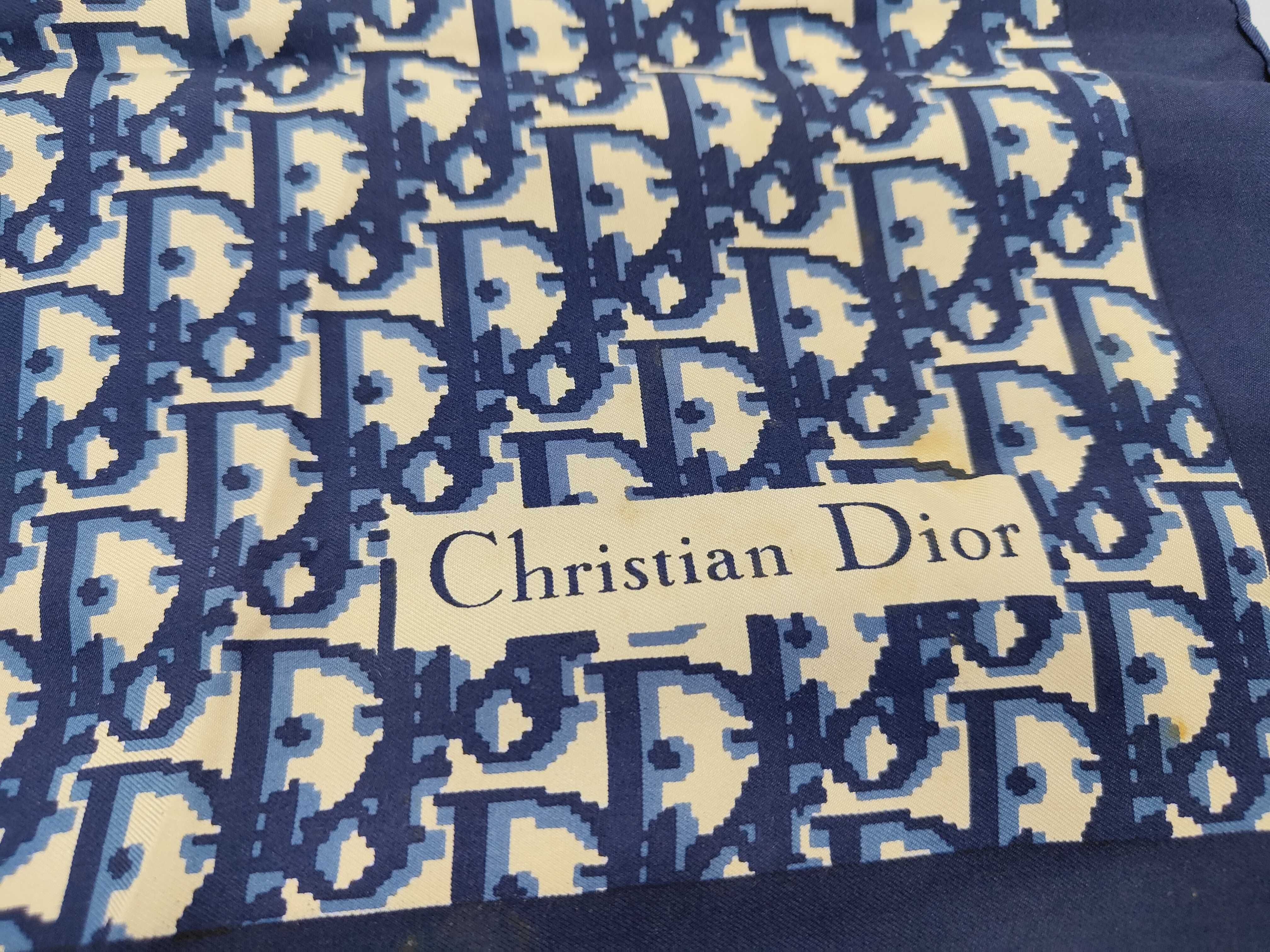 Christian Dior Oblique Monogram Silk Scarf 70cm