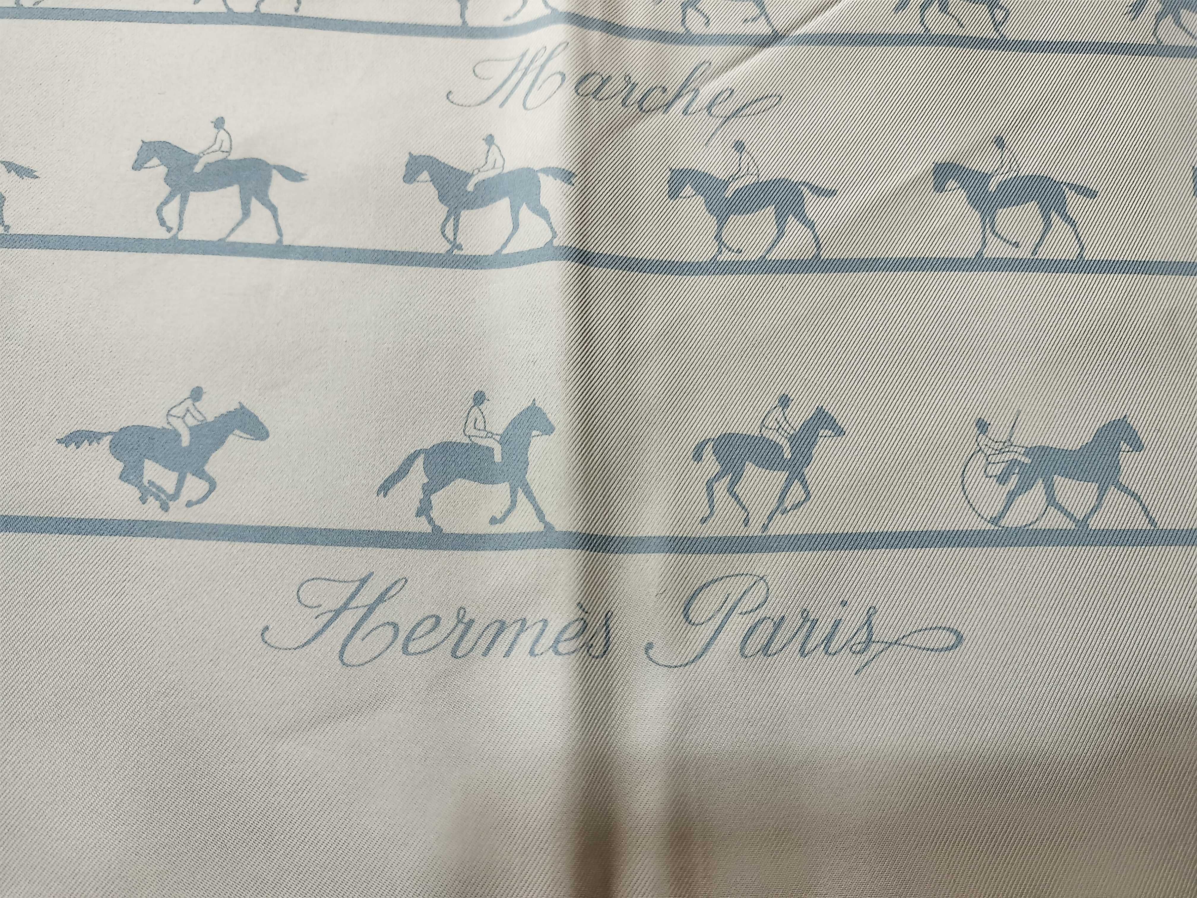 Hermes Paris Les Allures Silk Scarf by Philippe Ledoux
