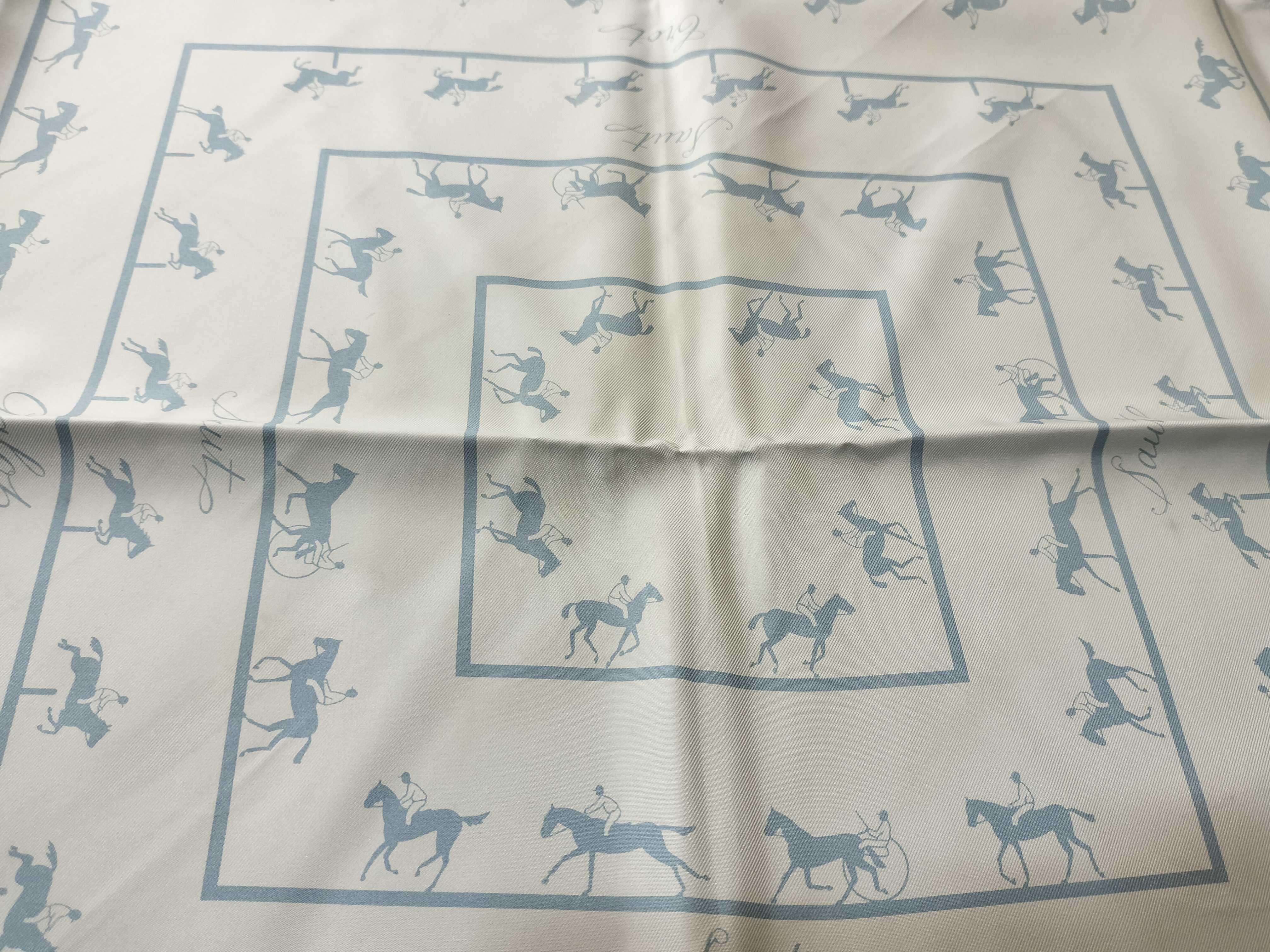 Hermes Paris Les Allures Silk Scarf by Philippe Ledoux