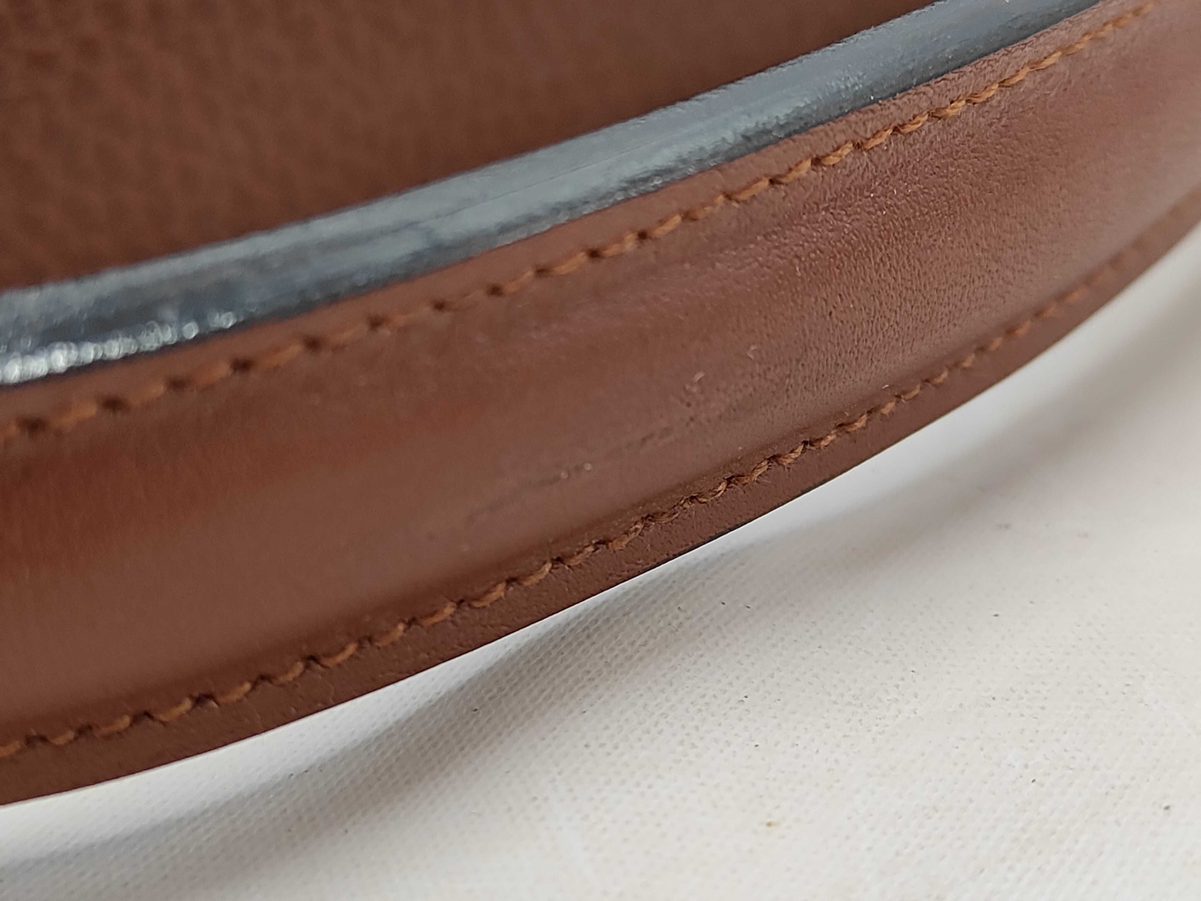 Bally Brown Pebbled Leather Flap-Front Briefcase