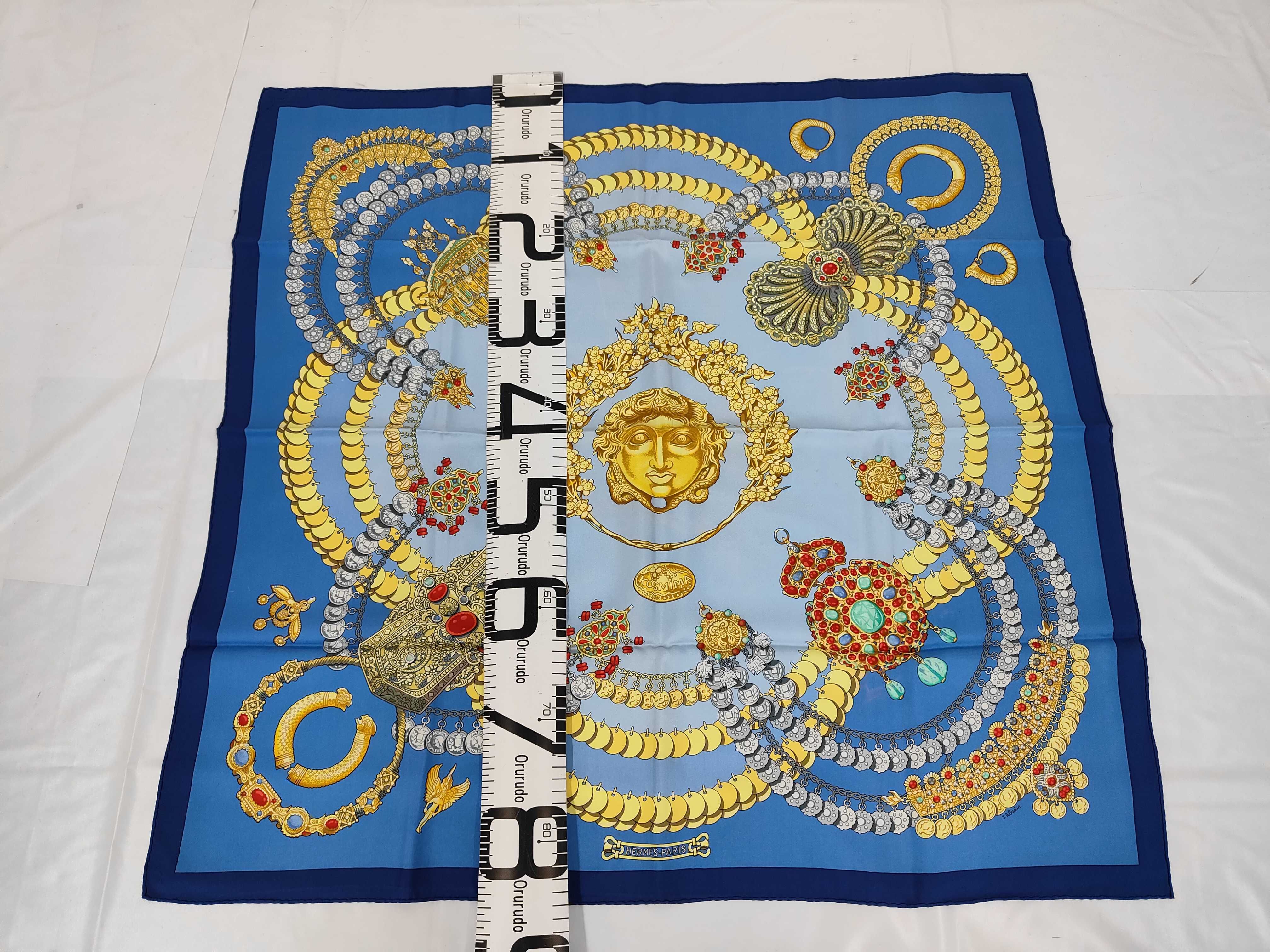 Hermes Kosmima Silk Scarf Designed by Julia Abadie