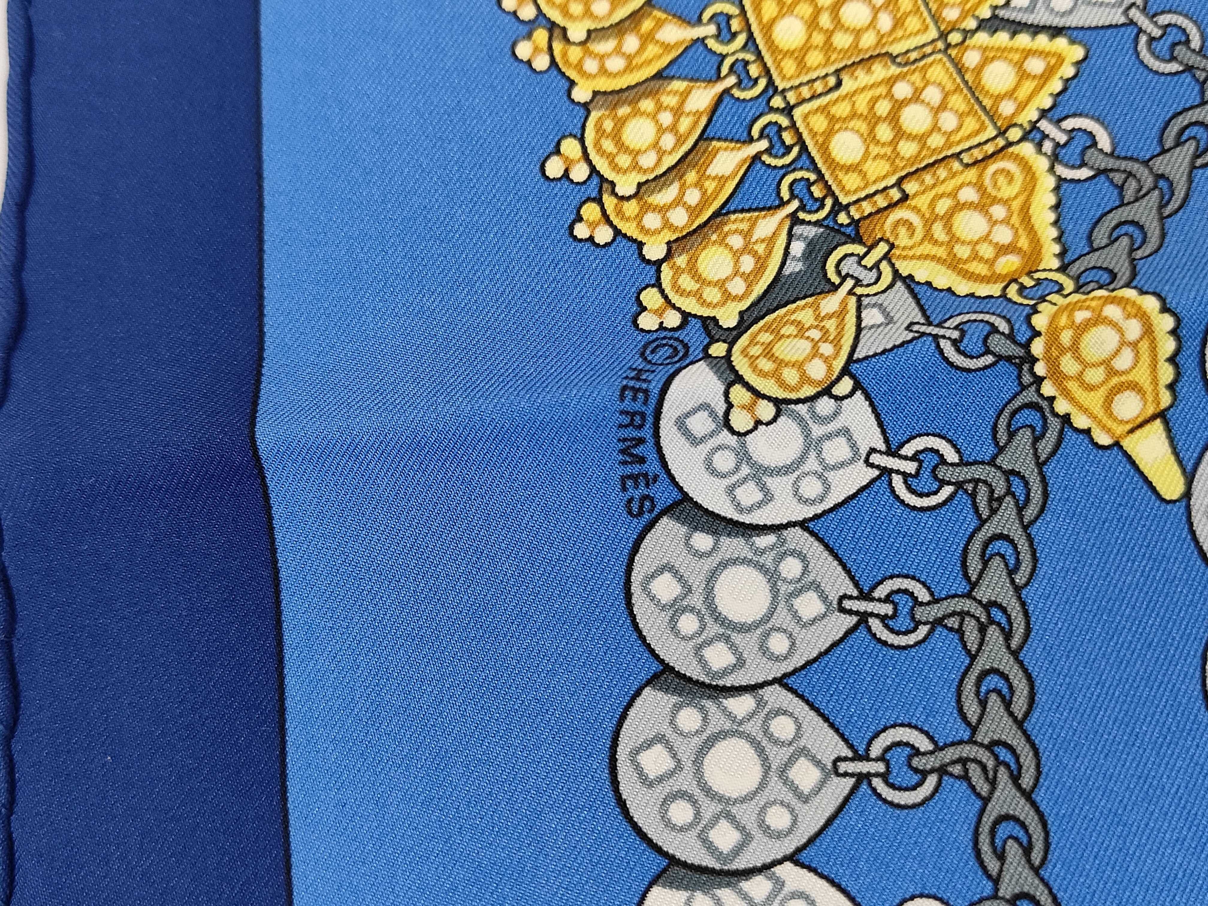 Hermes Kosmima Silk Scarf Designed by Julia Abadie