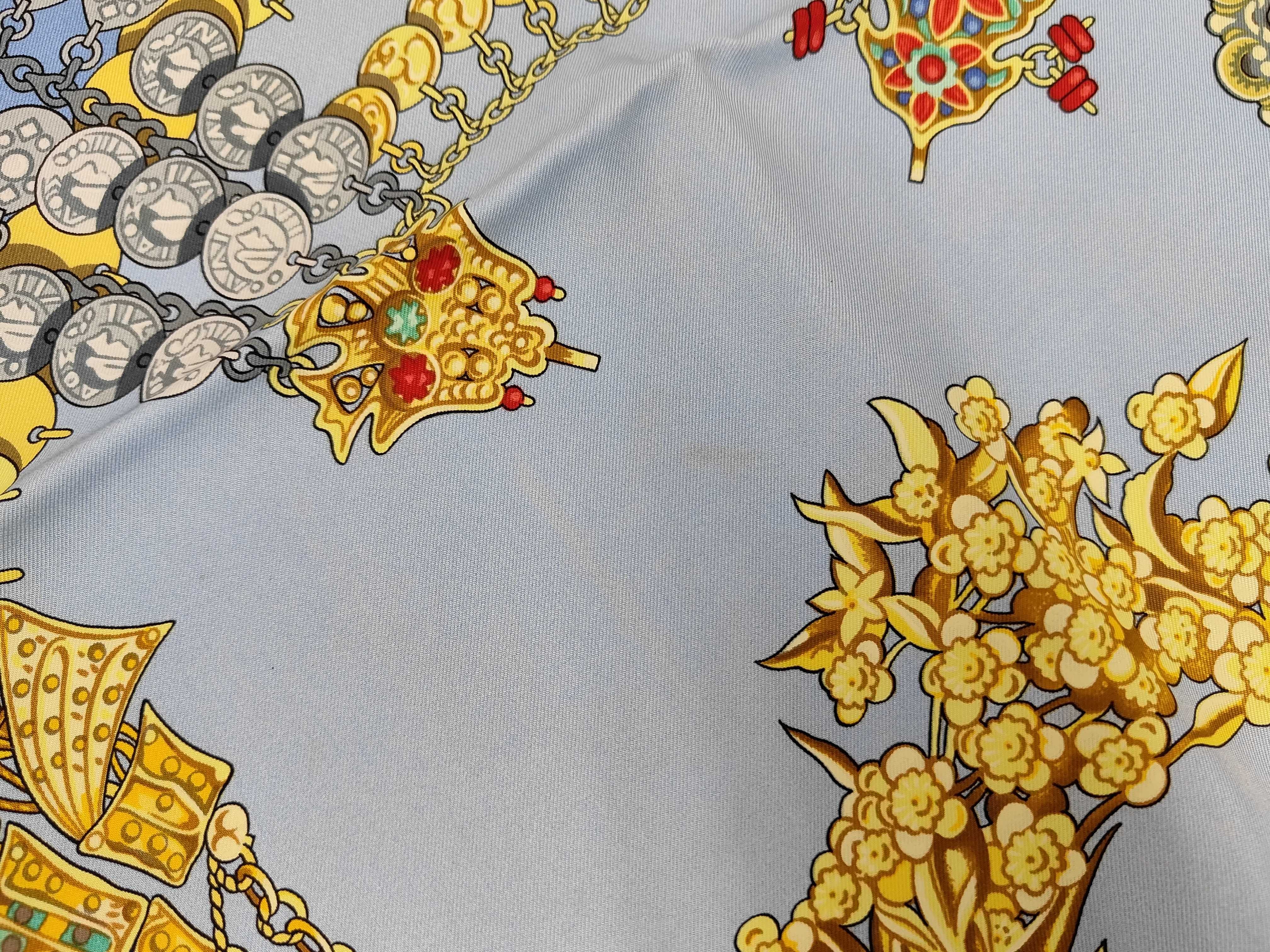 Hermes Kosmima Silk Scarf Designed by Julia Abadie