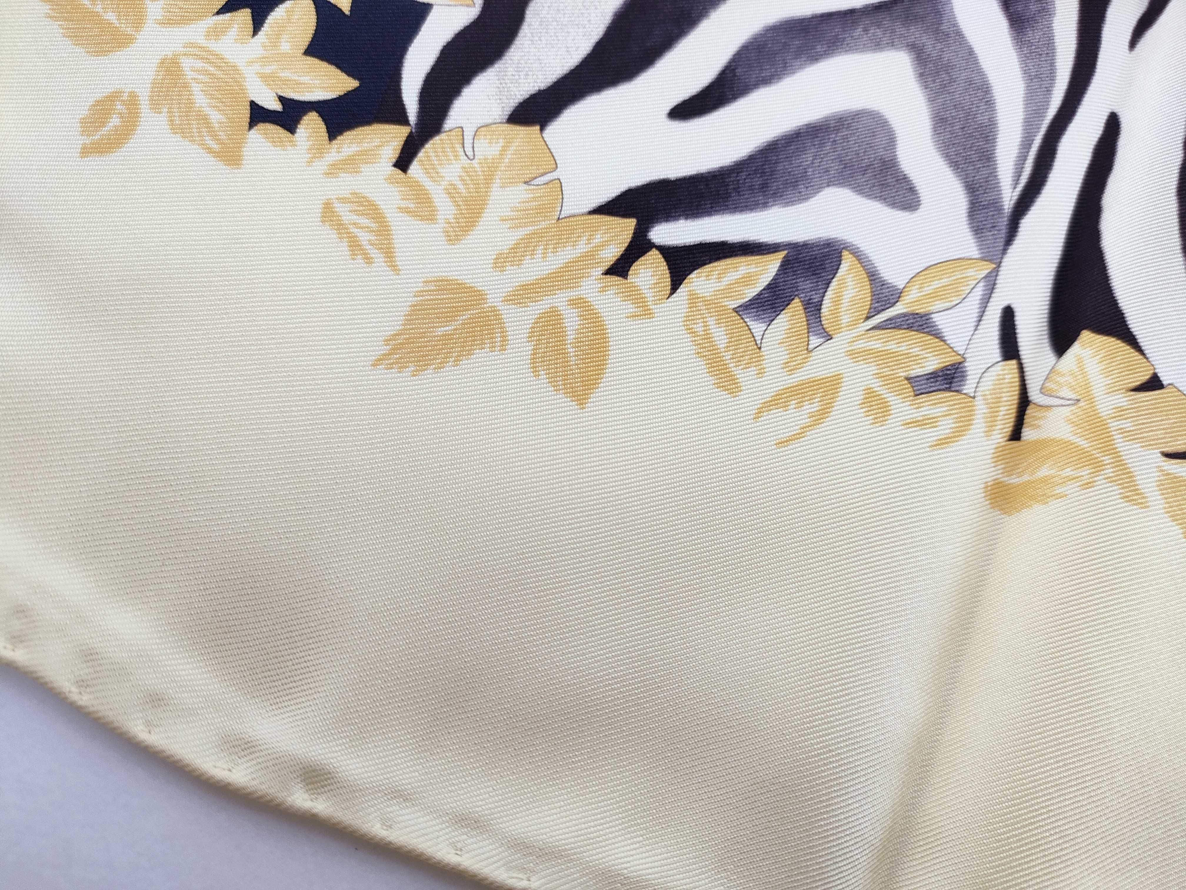 Salvatore Ferragamo Silk Scarf with Safari Animal Motif