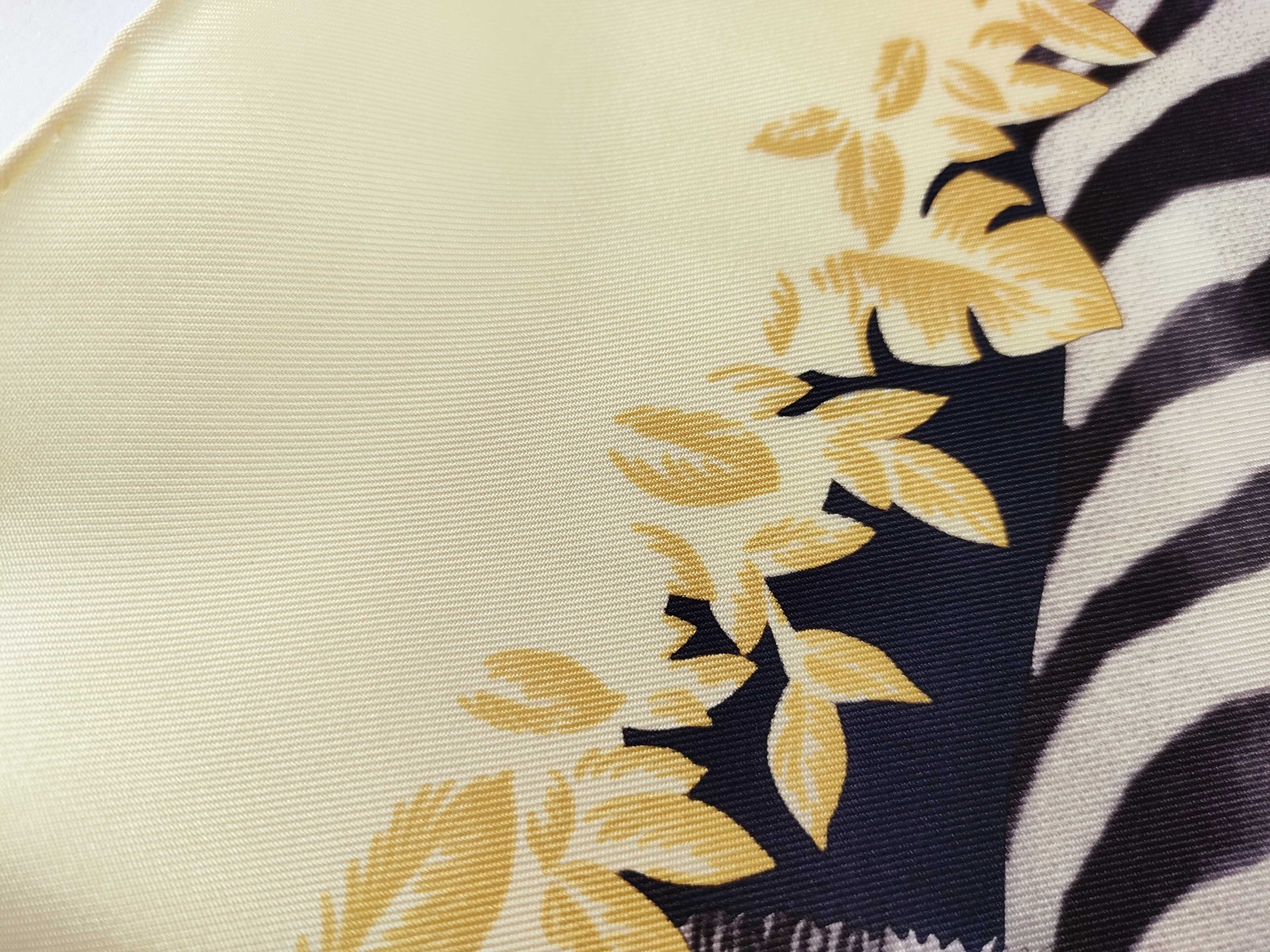 Salvatore Ferragamo Silk Scarf with Safari Animal Motif