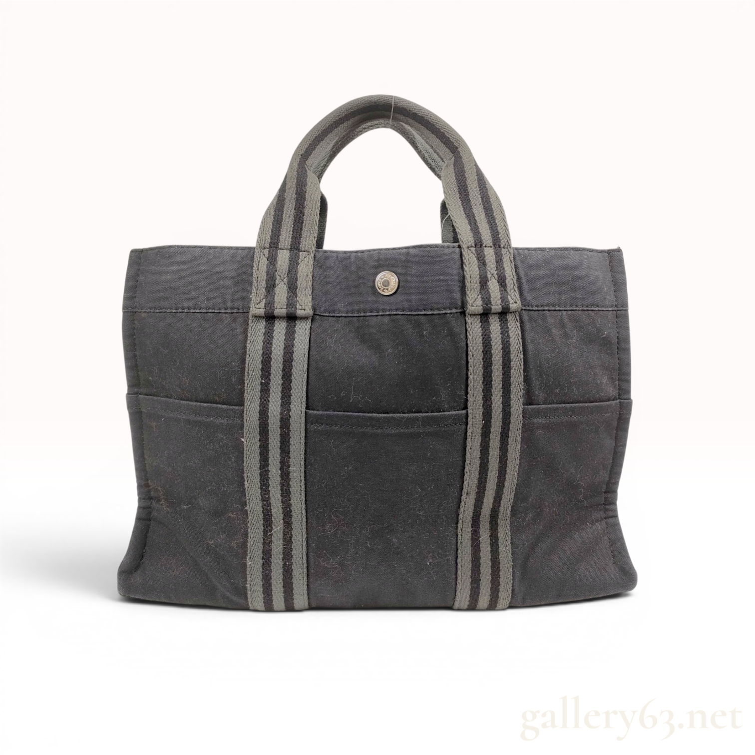 Hermes Fourre-Tout Canvas Tote Bag PM