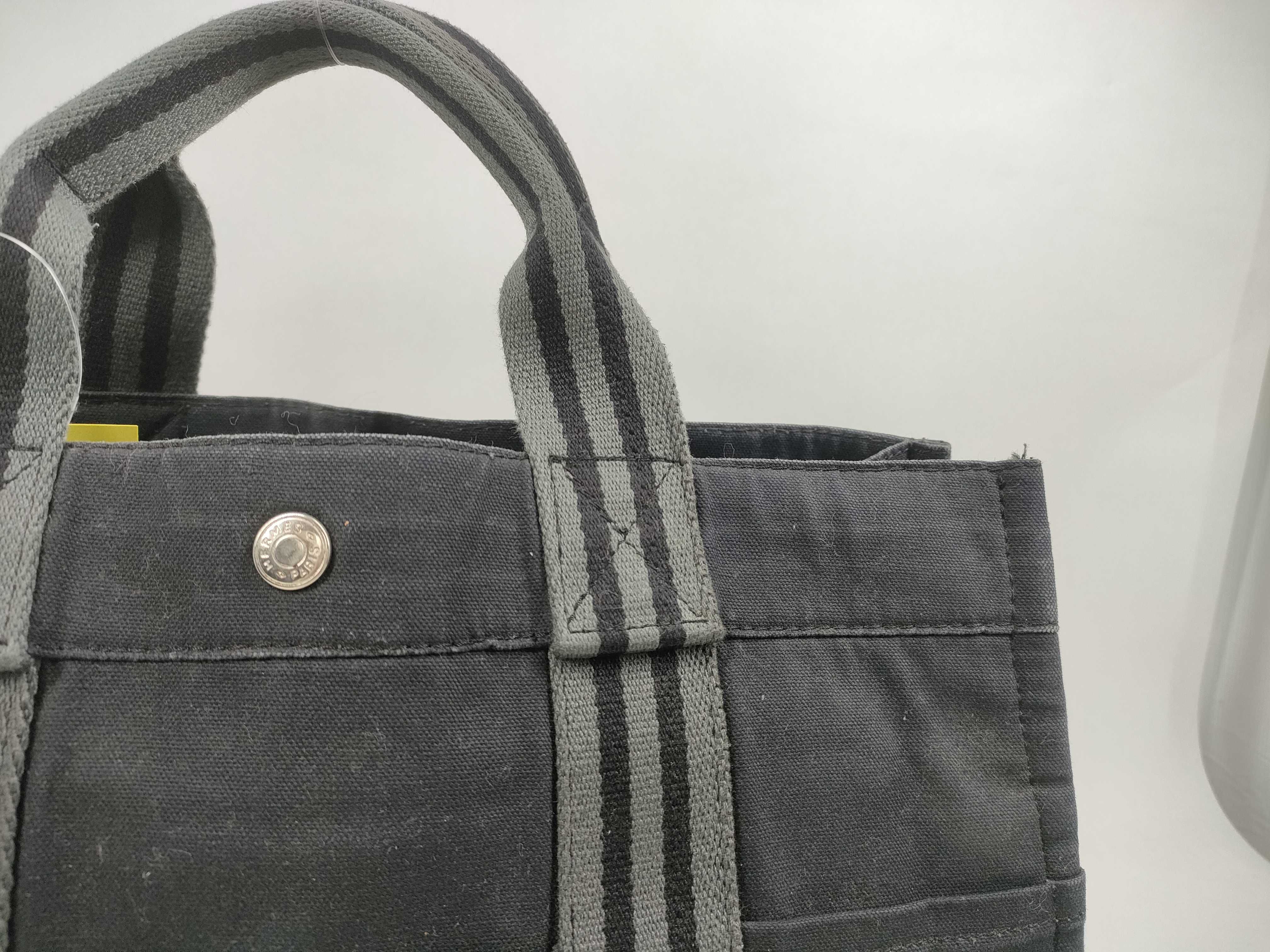 Hermes Fourre-Tout Canvas Tote Bag PM