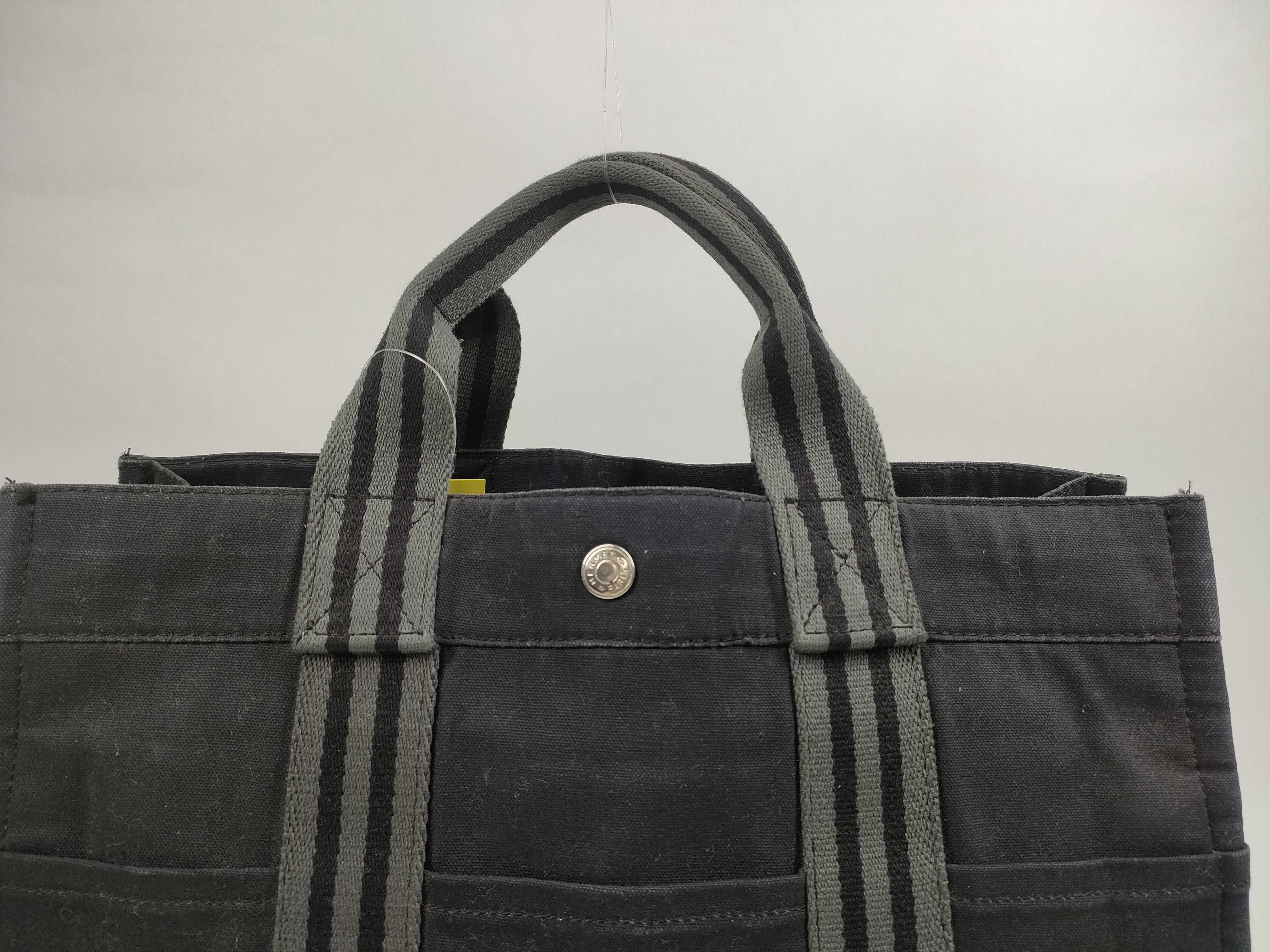 Hermes Fourre-Tout Canvas Tote Bag PM