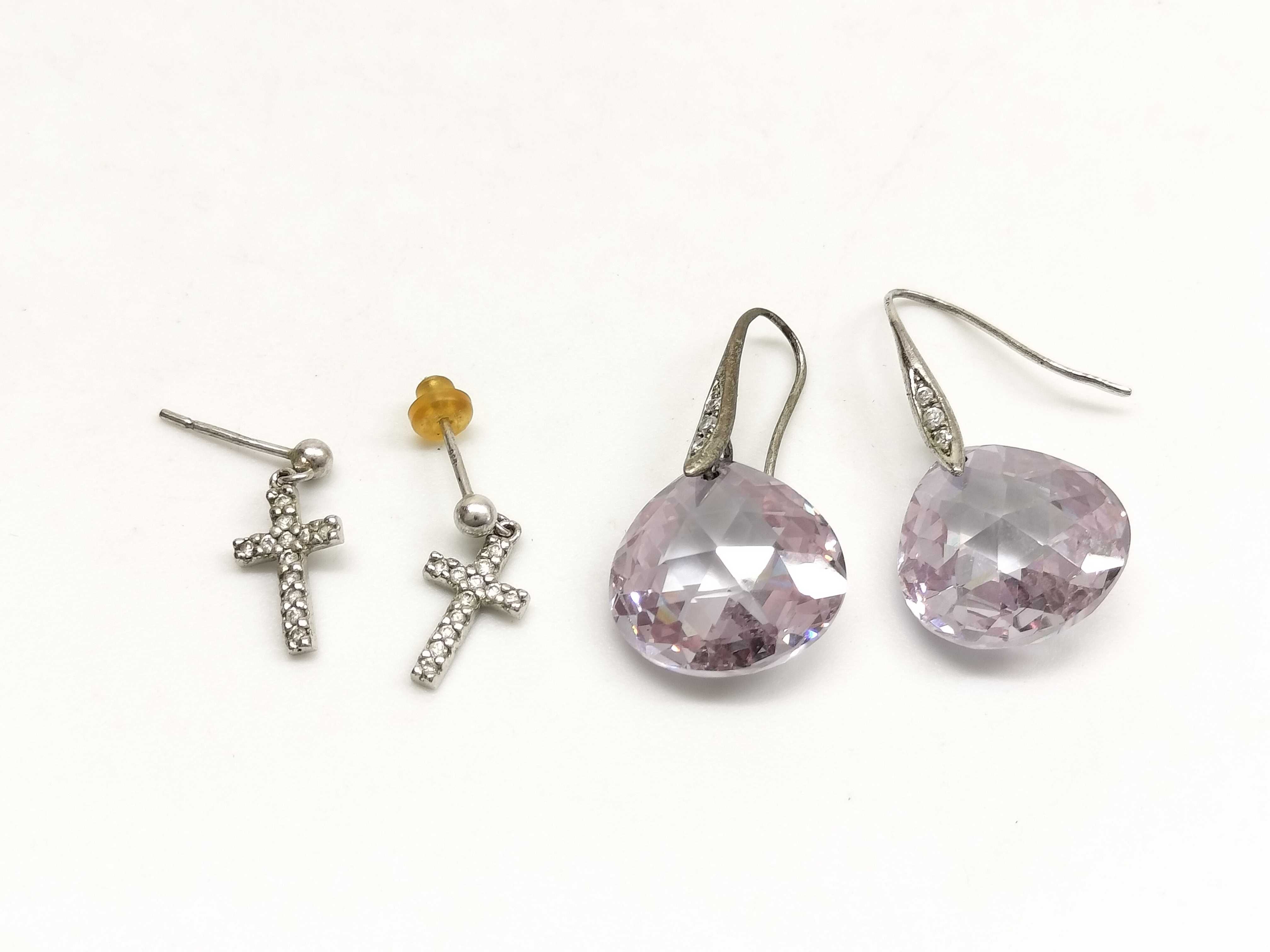 An Assortment of Sterling Silver Jewelry and Accessories