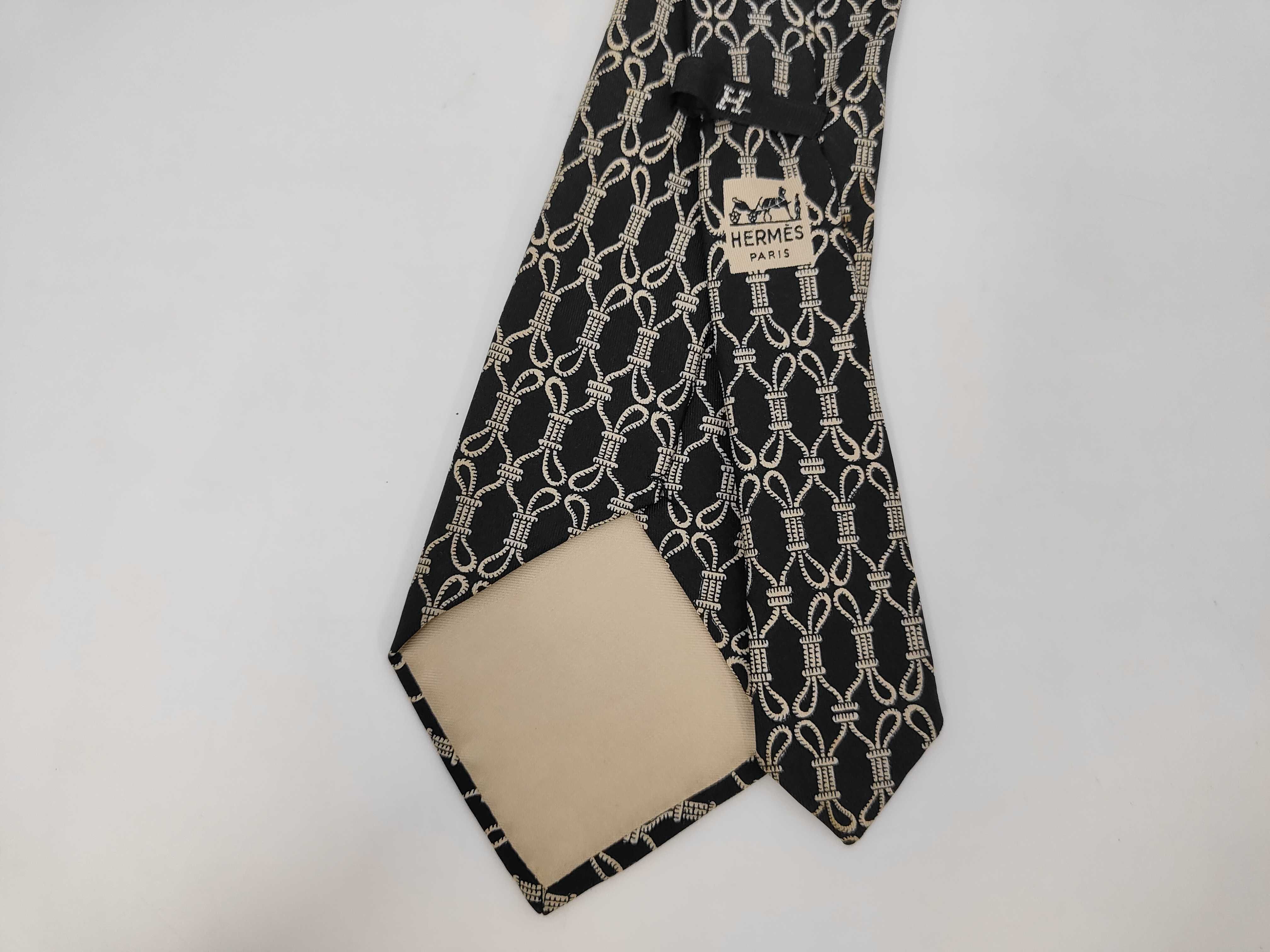 Three Hermes 100% Silk Printed Neckties