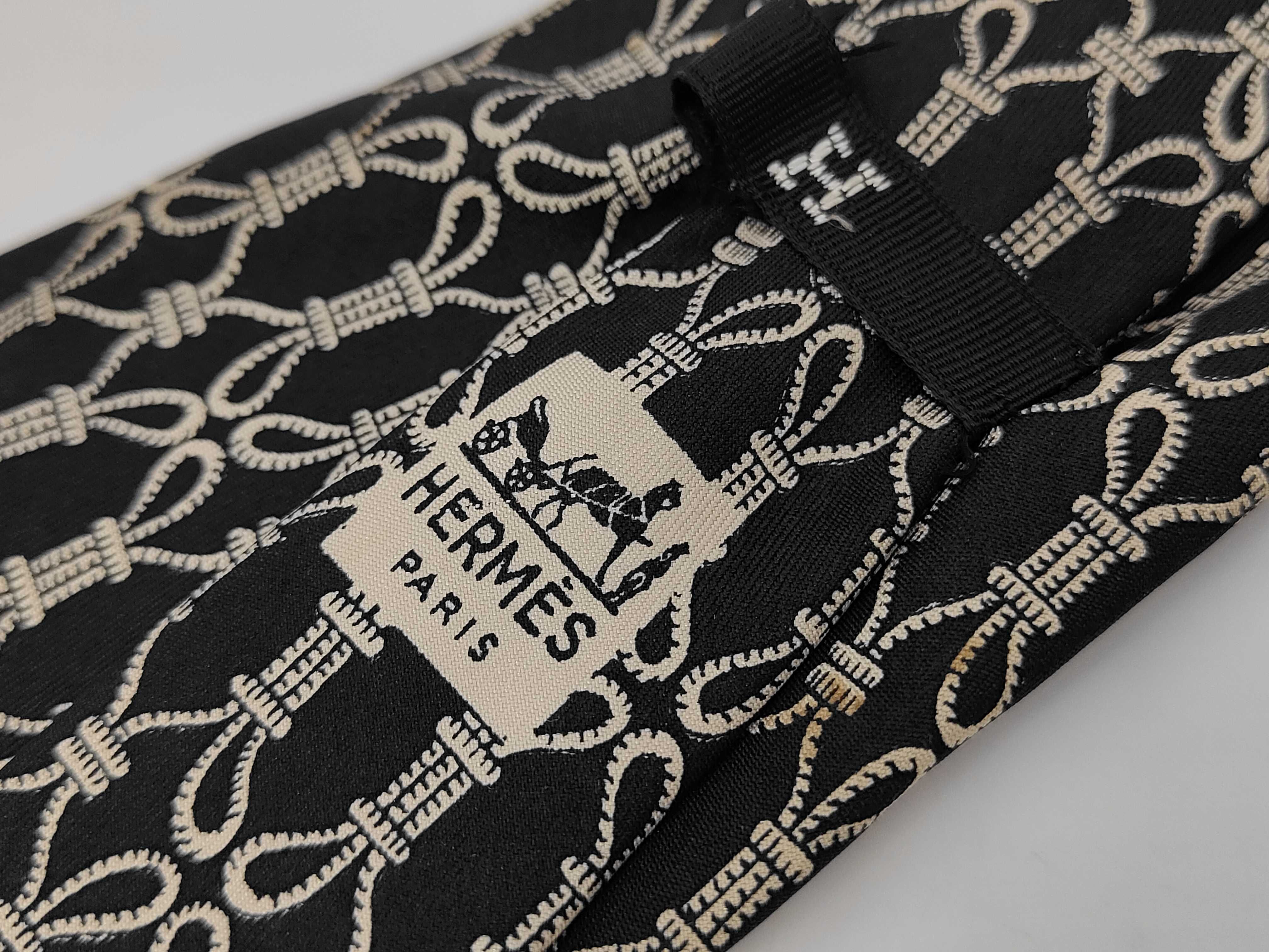 Three Hermes 100% Silk Printed Neckties