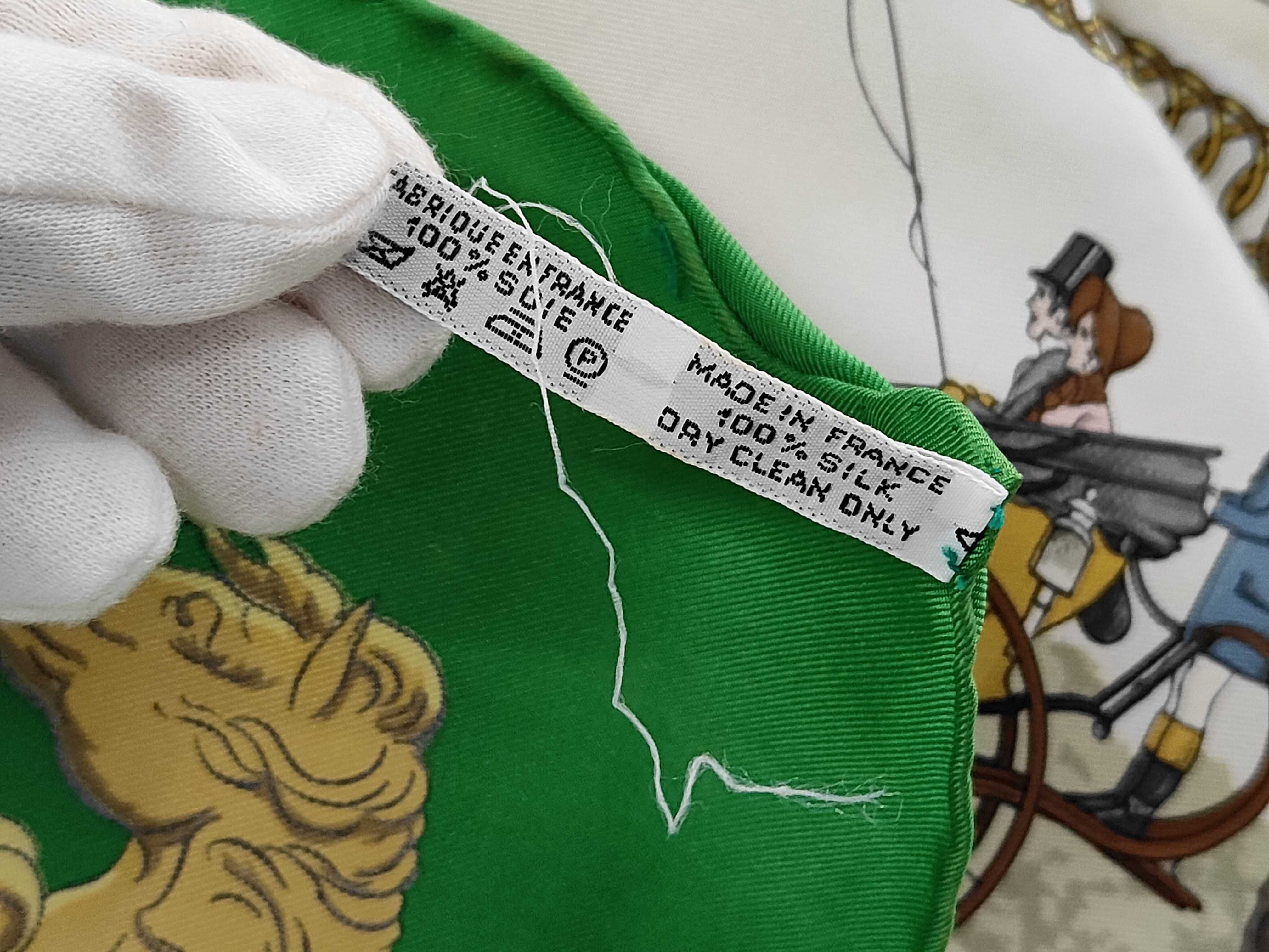 Hermes La Promenade de Longchamps Silk Scarf by Philippe Ledoux