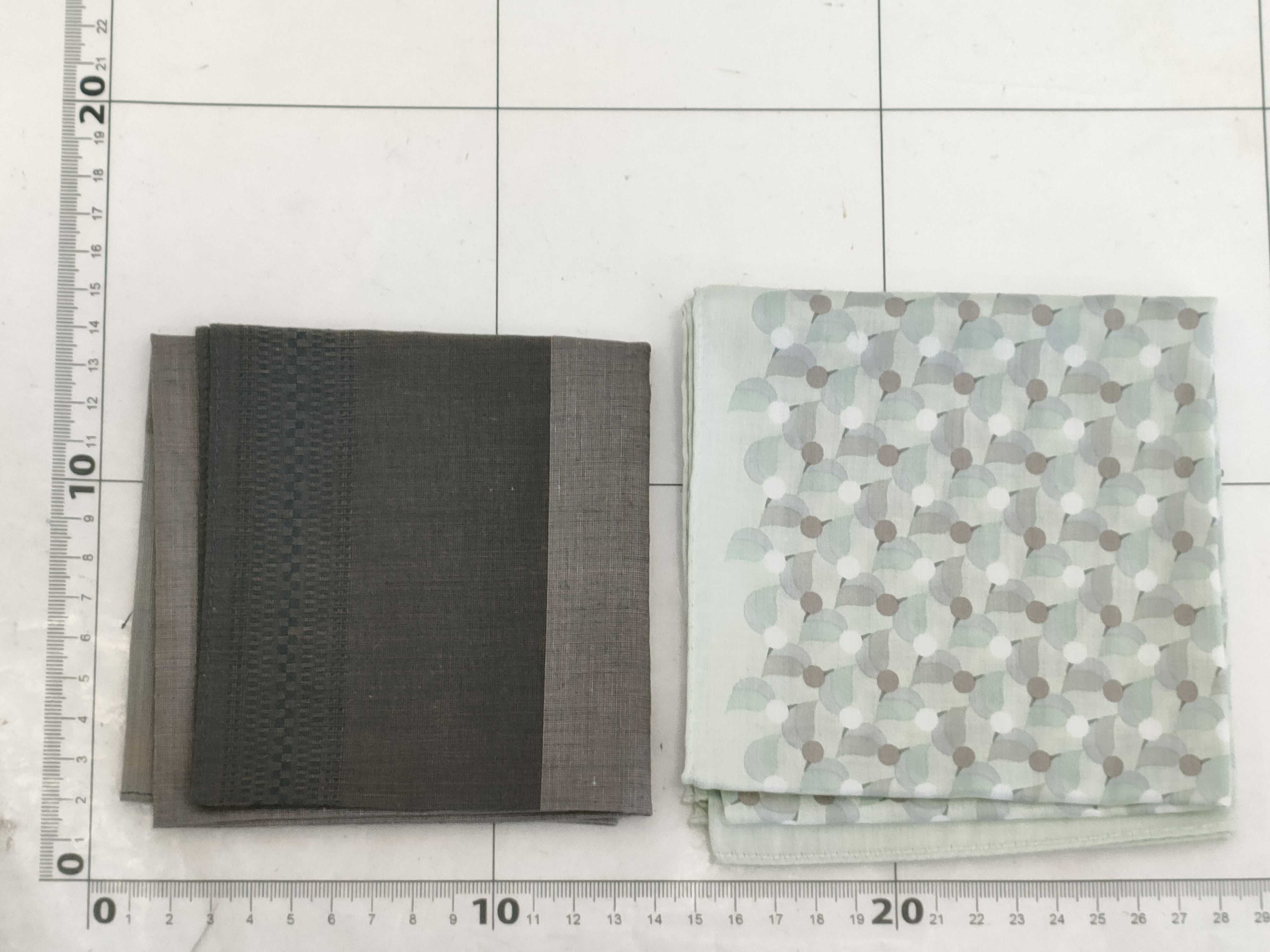 A Lot of 15 Designer Handkerchiefs including Celine, Burberry, and Christian Dior