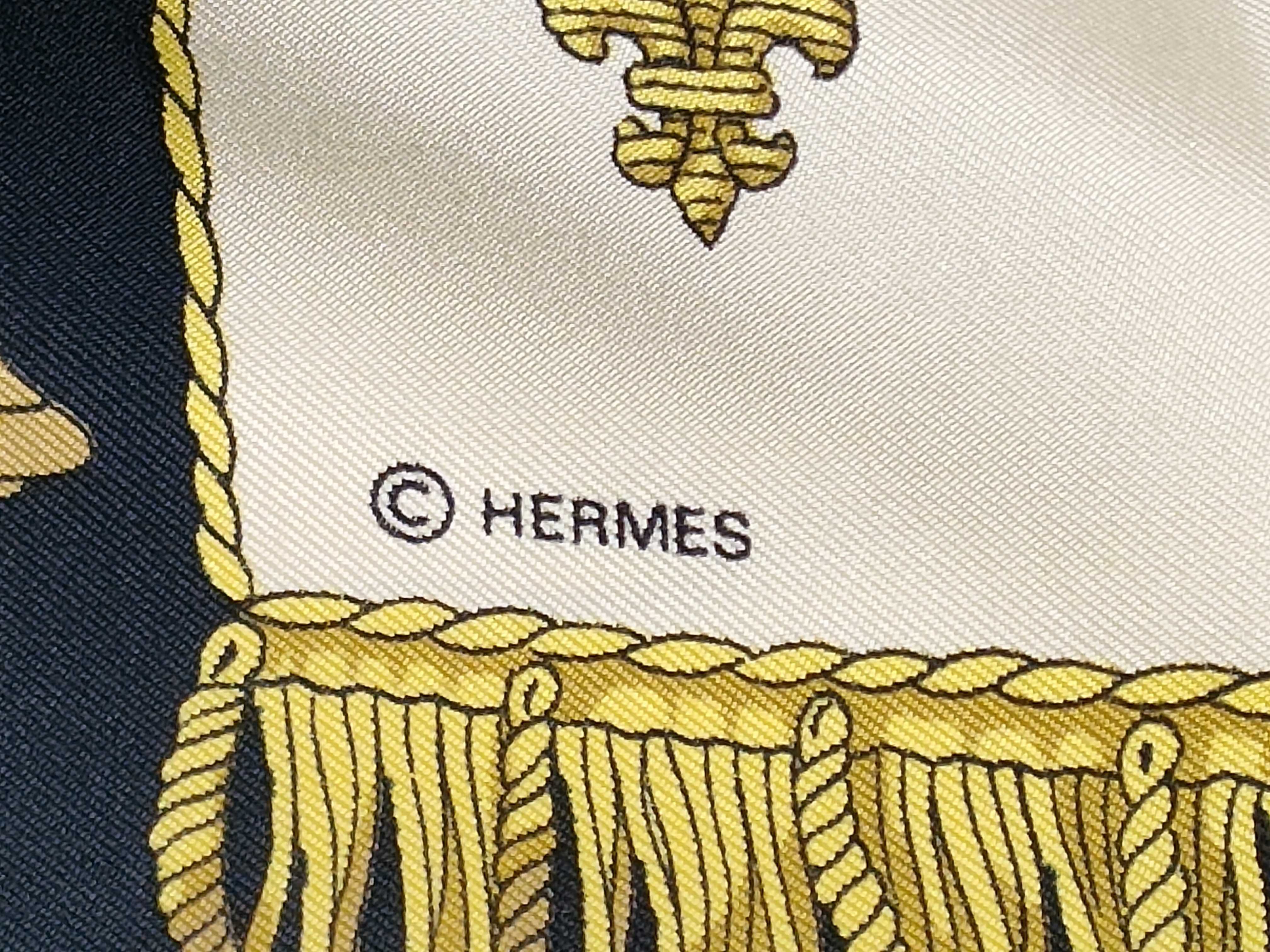 Hermes Vue du Carrosse de la Galere la Reale Silk Scarf with Box